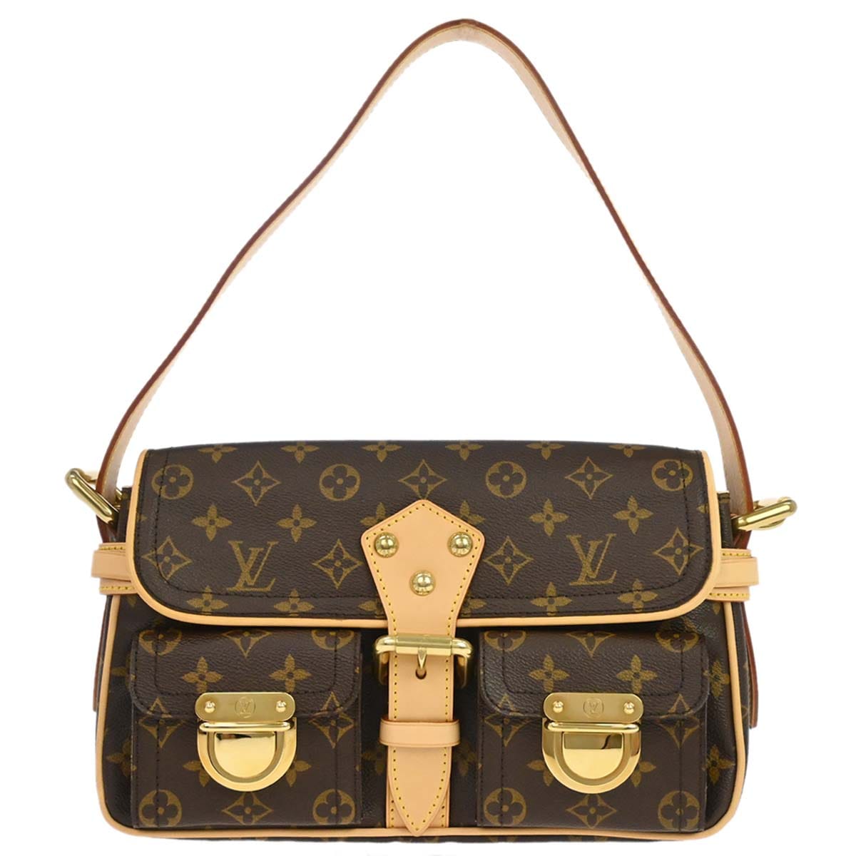Louis Vuitton Monogram Hudson PM Shoulder Bag M40027