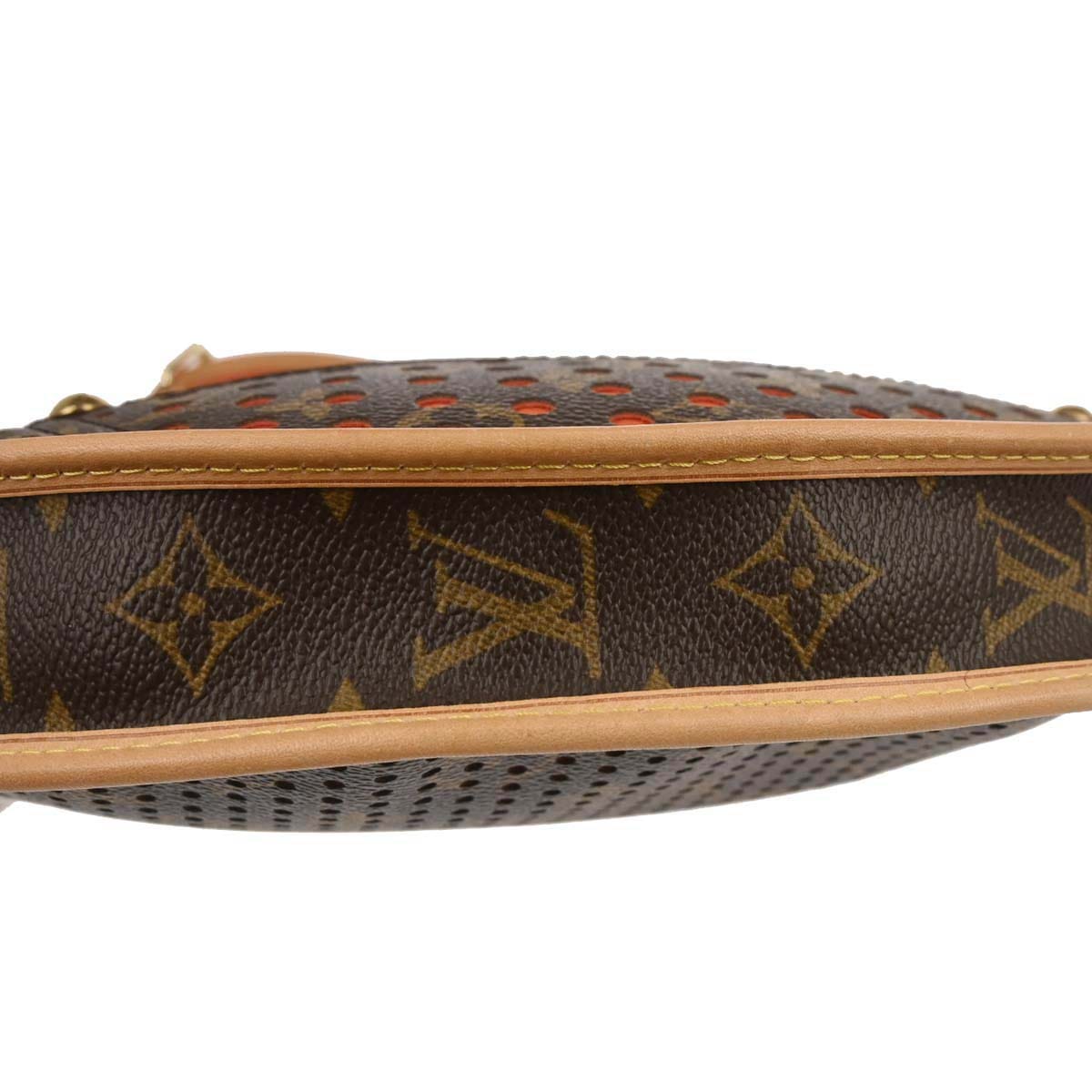 Louis Vuitton 2005 Monogram Perfo Demi - lune Shoulder Bag M95178