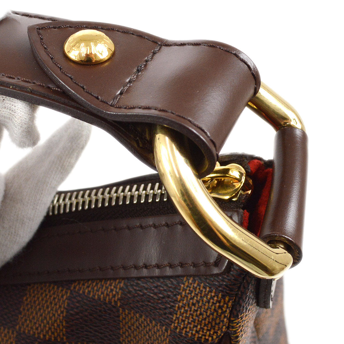 Louis Vuitton 2000 Damier Highbury Shoulder Bag N51200