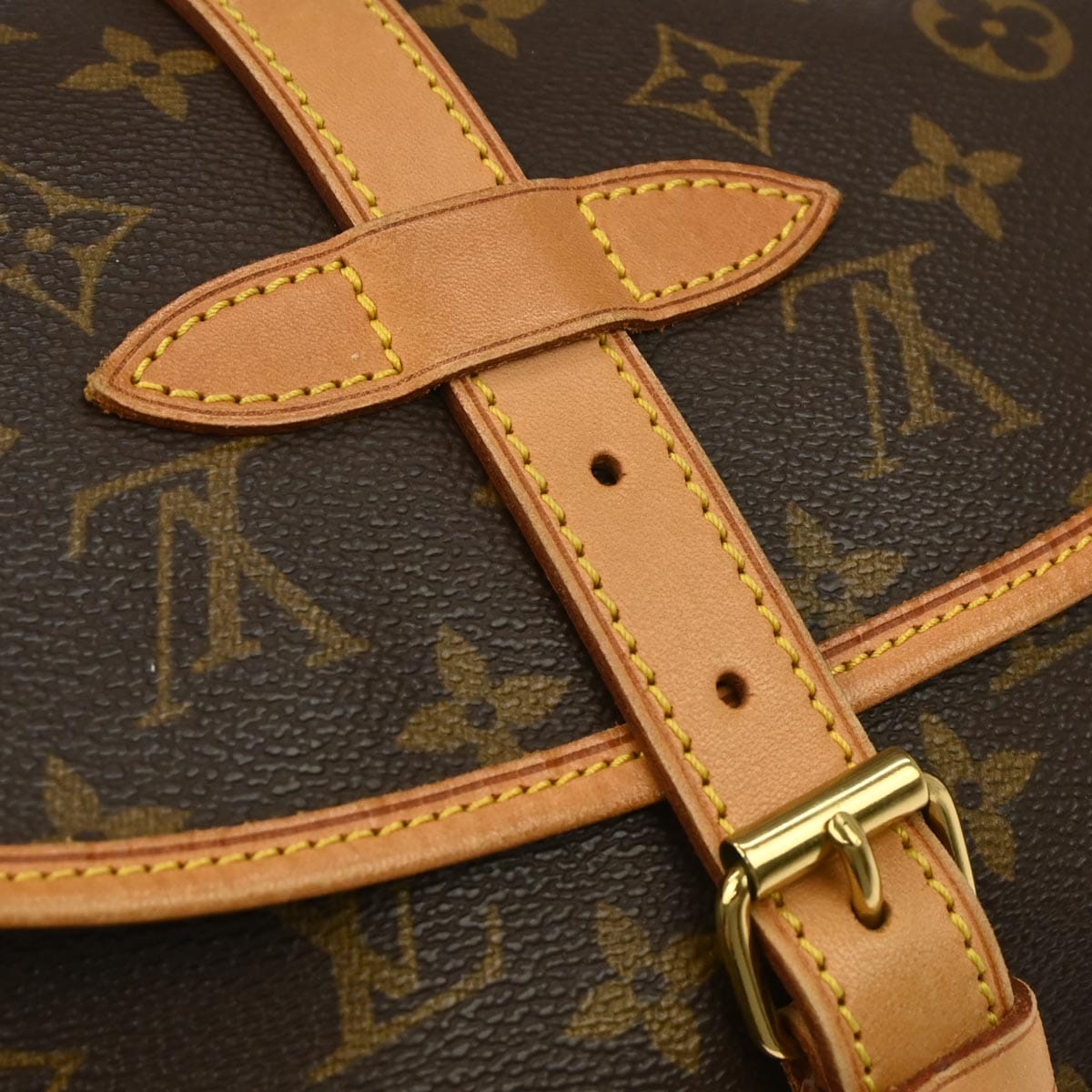 Louis Vuitton 2001 Monogram Saumur 30 Messenger Shoulder Bag M42256