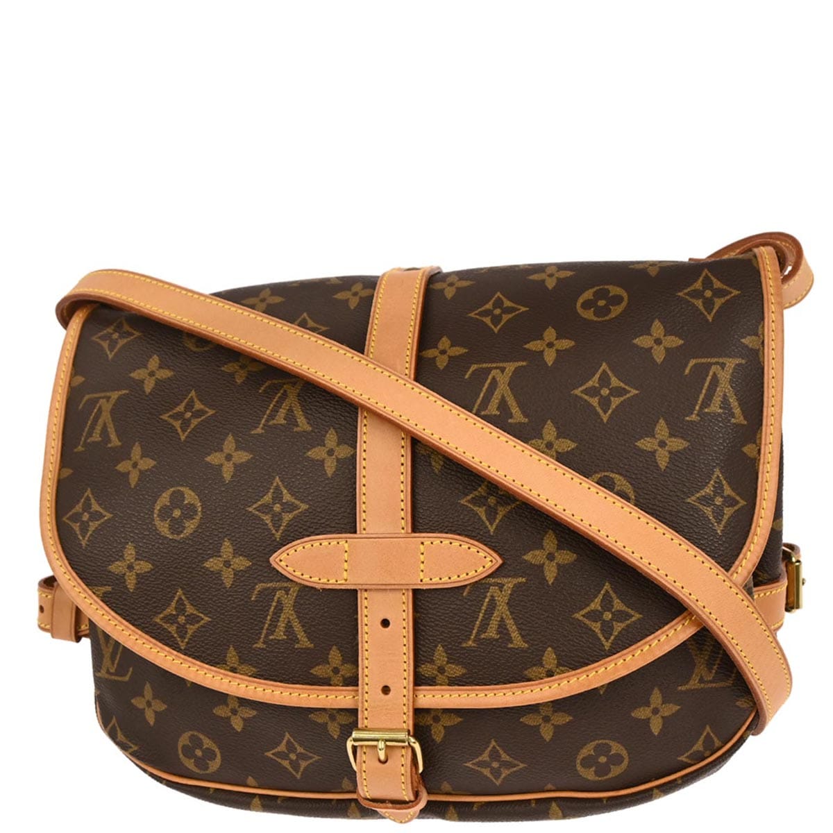 Louis Vuitton 1997 Monogram Saumur 30 Messenger Shoulder Bag M42256