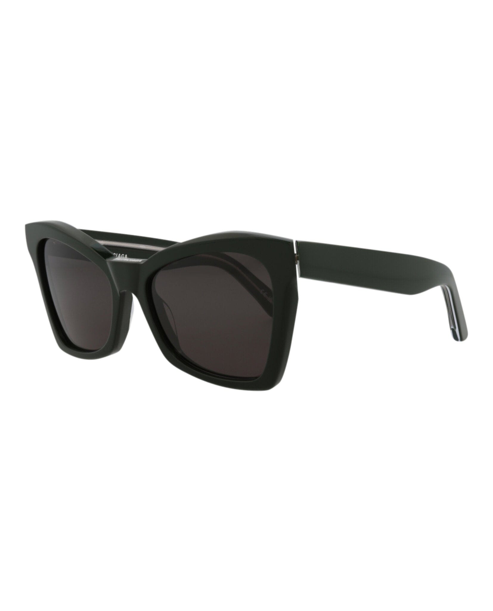 Balenciaga Womens Cat Eye Green Green Grey Fashion Designer Eyewear