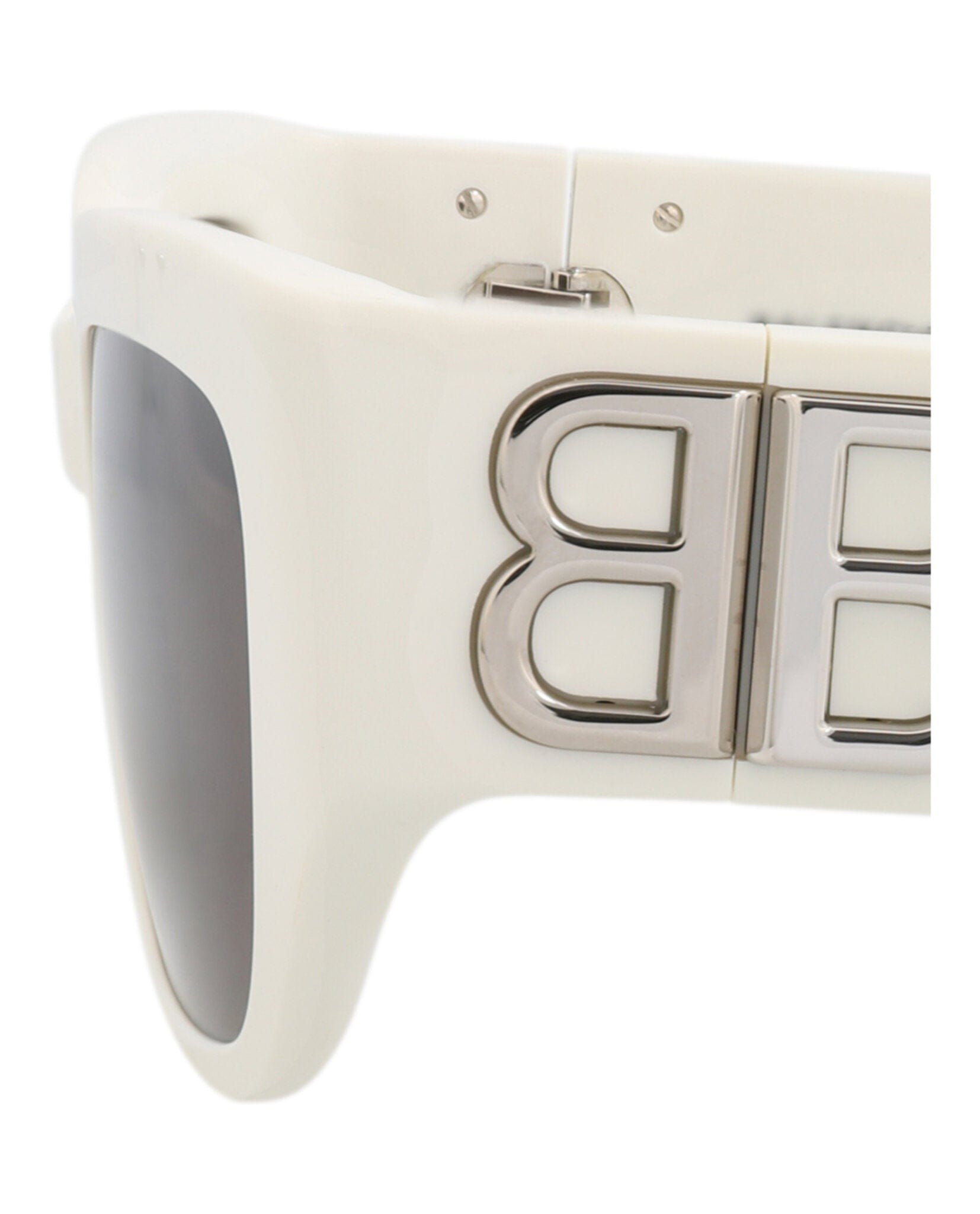 Balenciaga Womens Cat Eye White White Grey Fashion Designer Eyewear