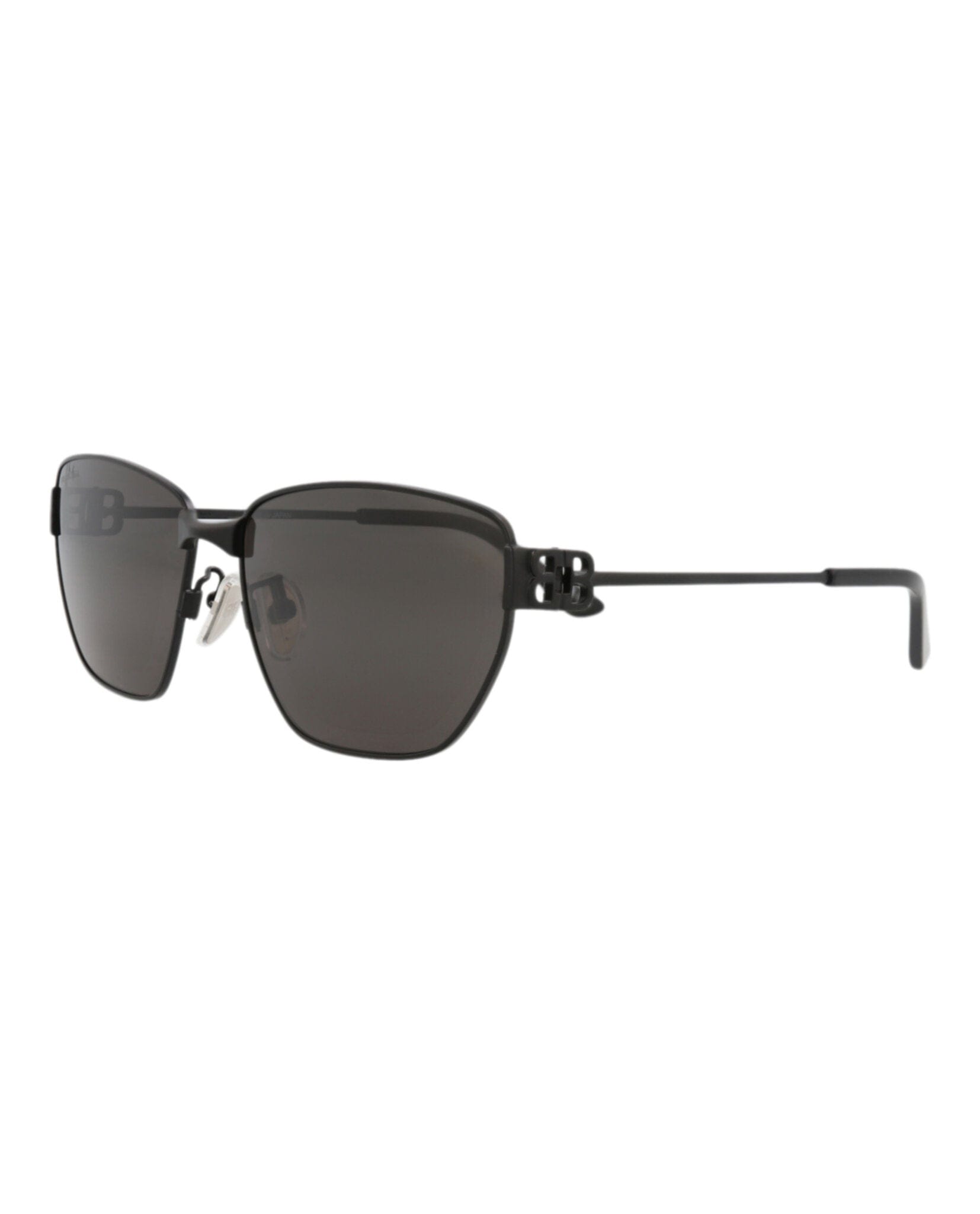 Balenciaga Unisex Cat Eye Black Black Grey Fashion Designer Eyewear