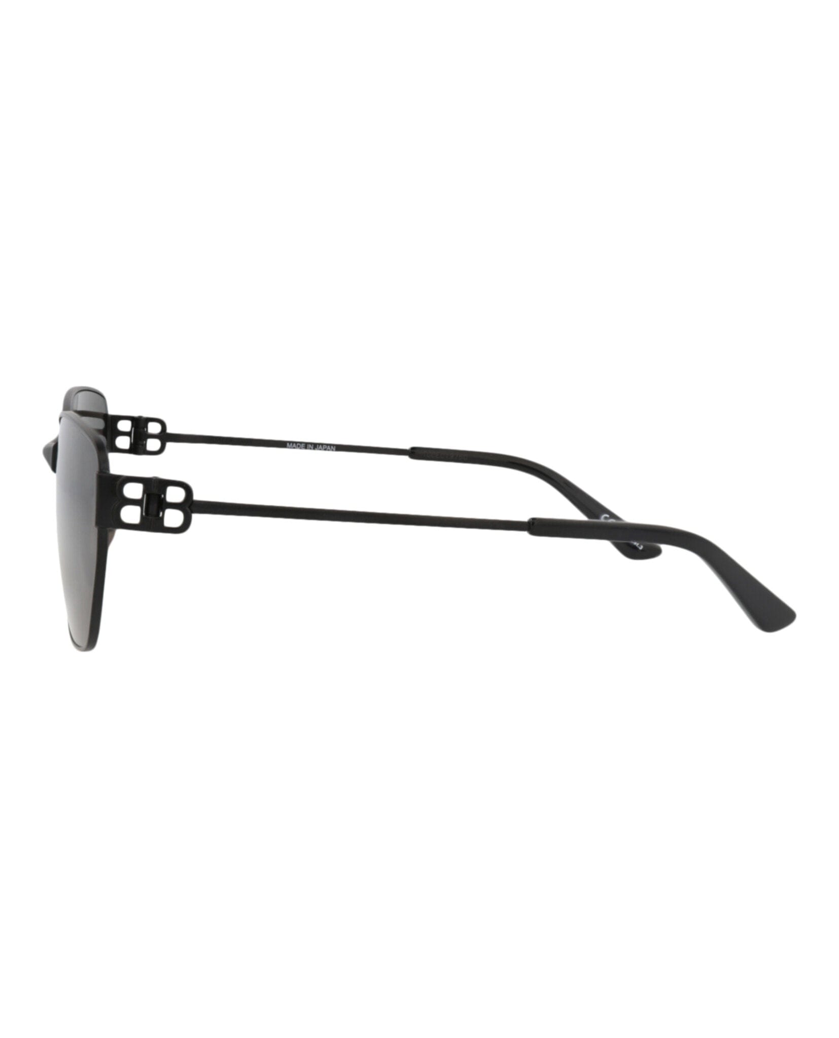 Balenciaga Unisex Cat Eye Black Black Grey Fashion Designer Eyewear