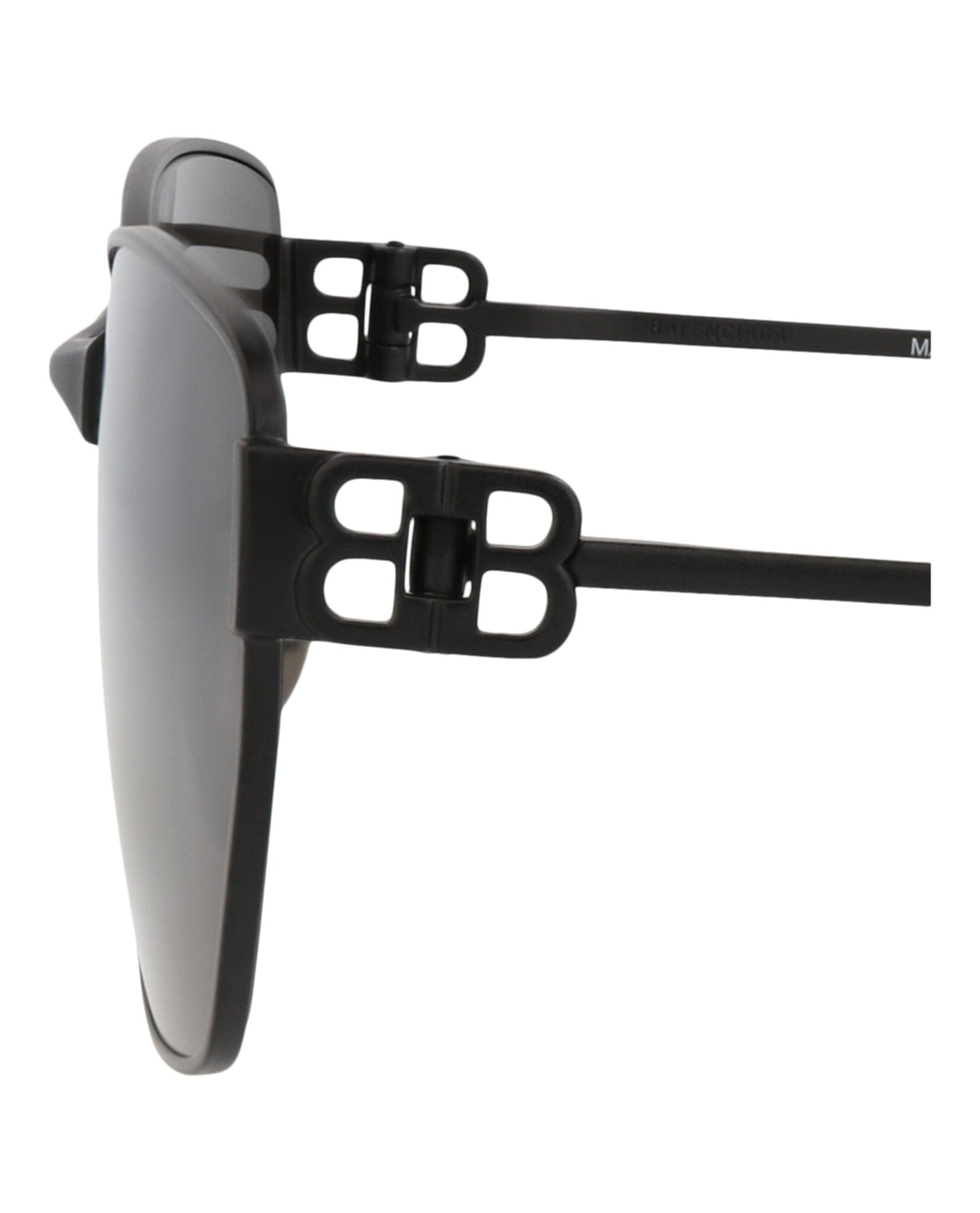 Balenciaga Unisex Cat Eye Black Black Grey Fashion Designer Eyewear
