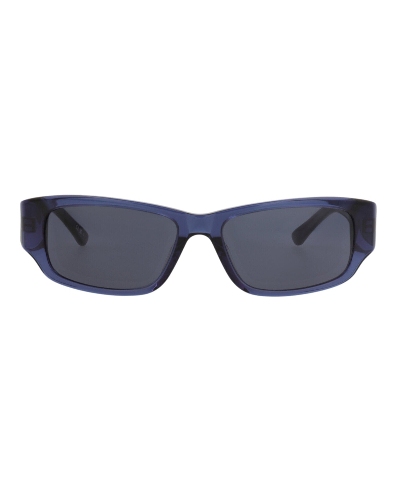 Balenciaga Unisex Square/Rectangle Blue Blue Blue Fashion Designer Eyewear