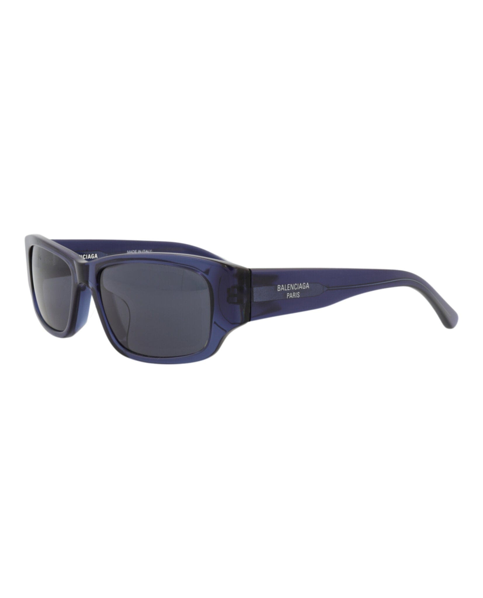 Balenciaga Unisex Square/Rectangle Blue Blue Blue Fashion Designer Eyewear
