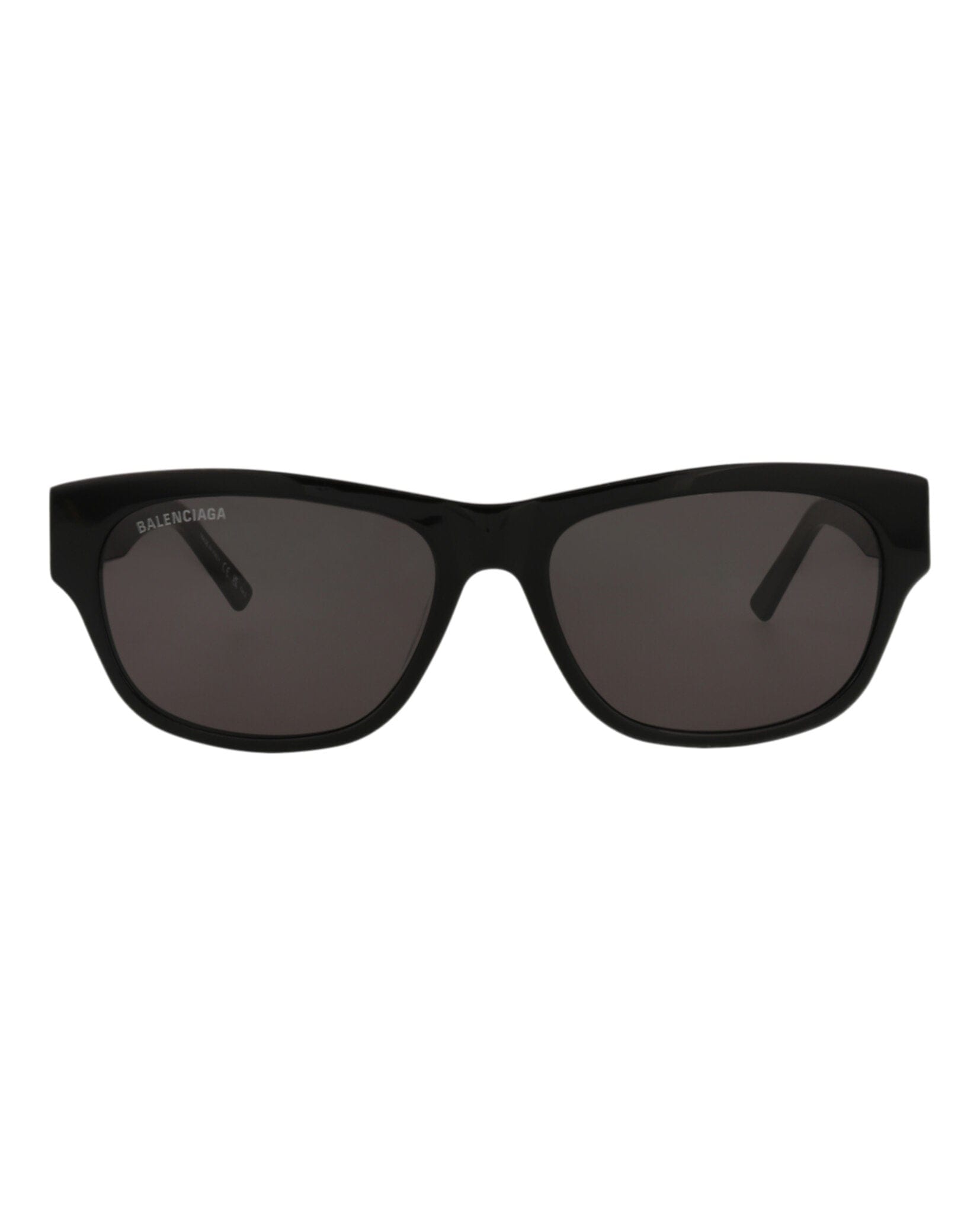 Balenciaga Mens Square/Rectangle Black Black Grey Fashion Designer Eyewear