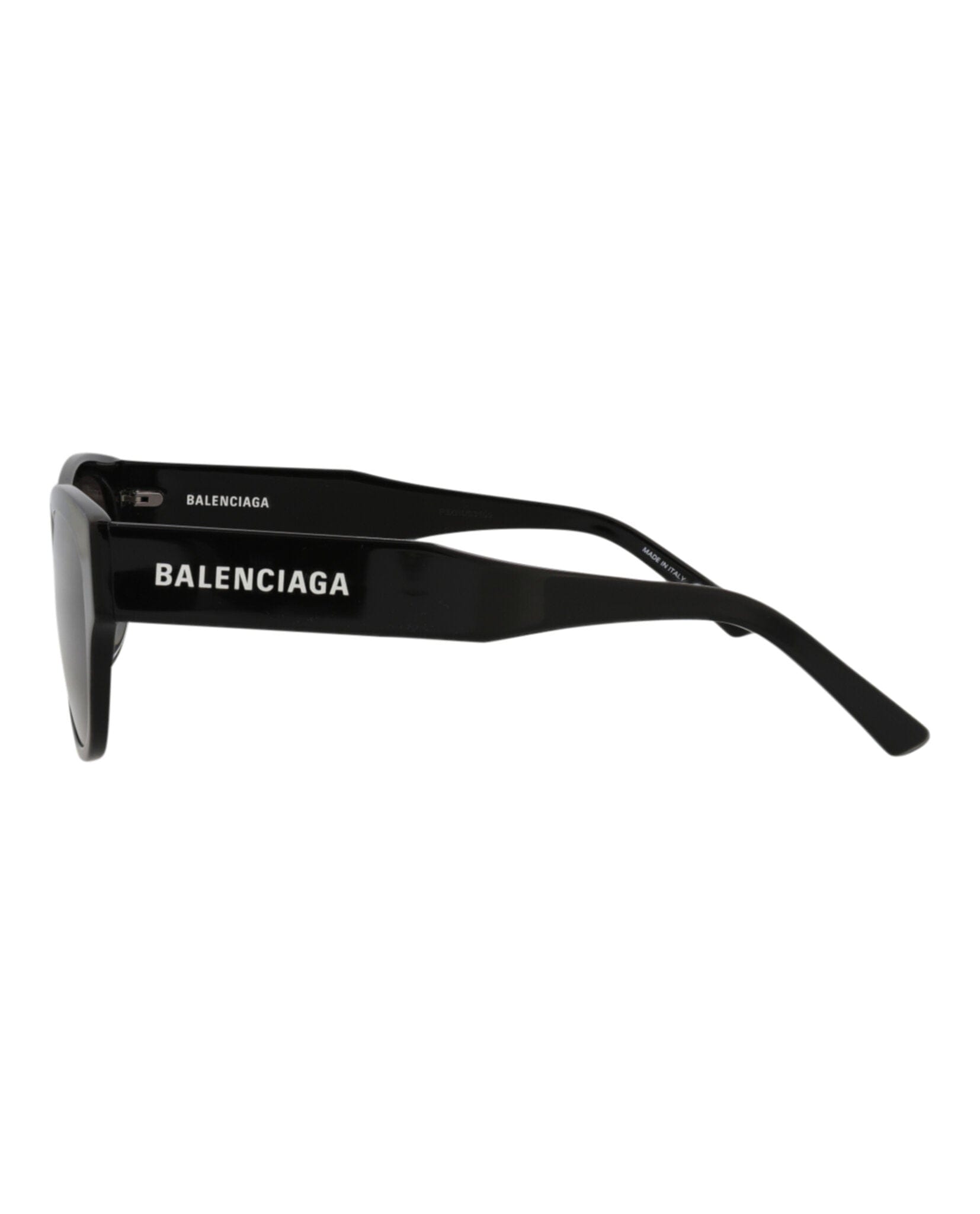 Balenciaga Mens Square/Rectangle Black Black Grey Fashion Designer Eyewear