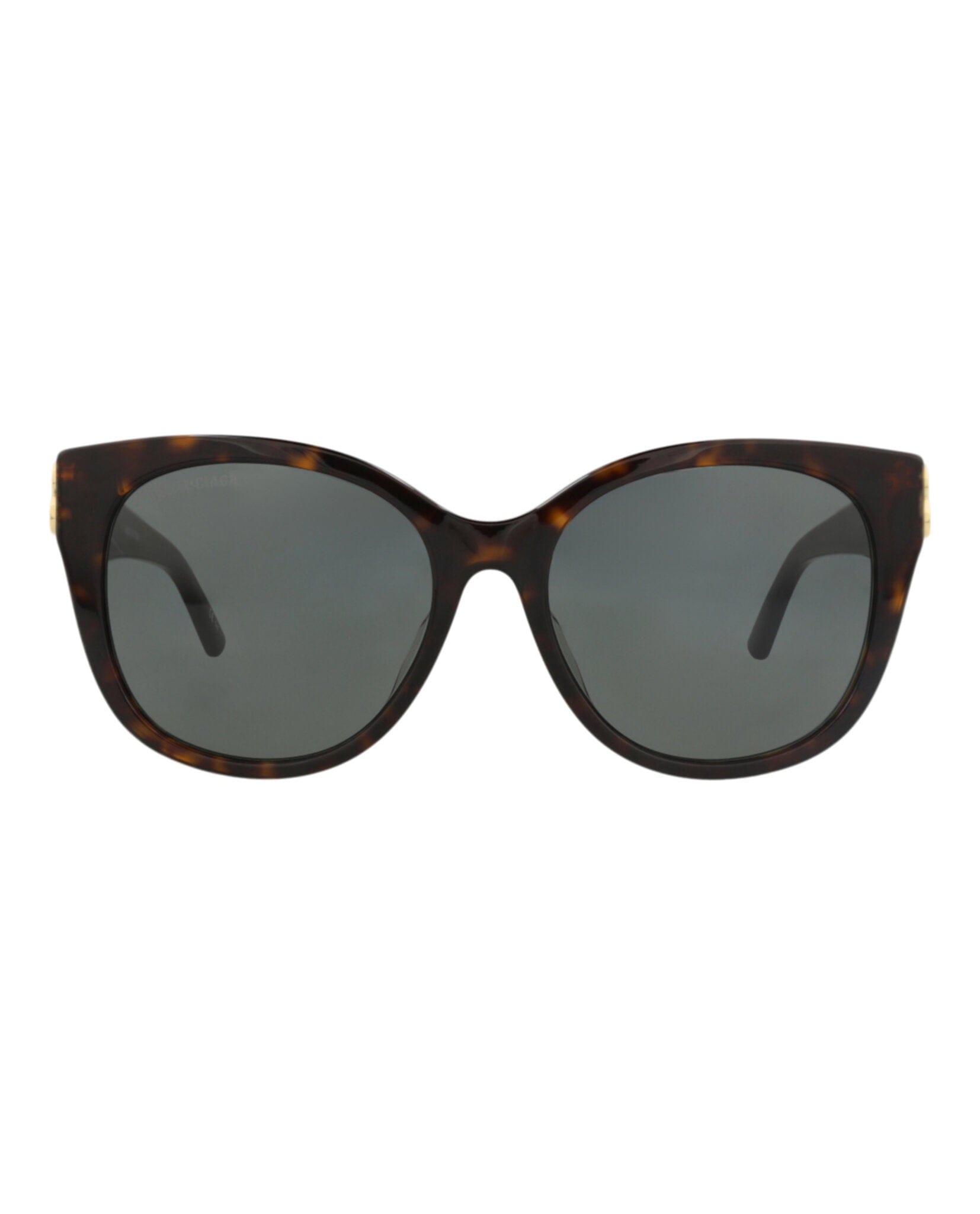 Balenciaga Womens Cat Eye Havana Gold Green Fashion Designer Eyewear