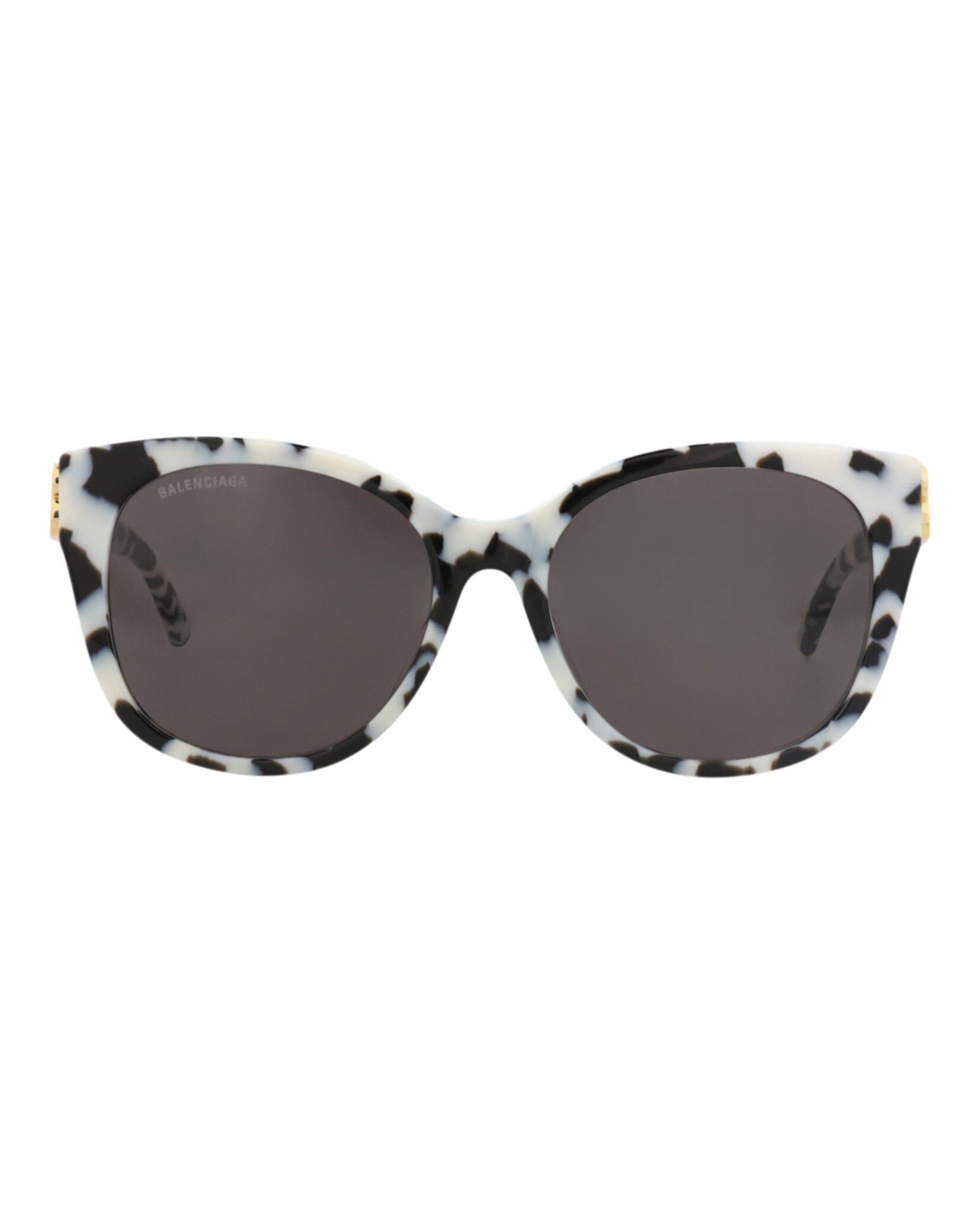 Balenciaga Womens Cat Eye Havana Gold Grey Fashion Designer Eyewear
