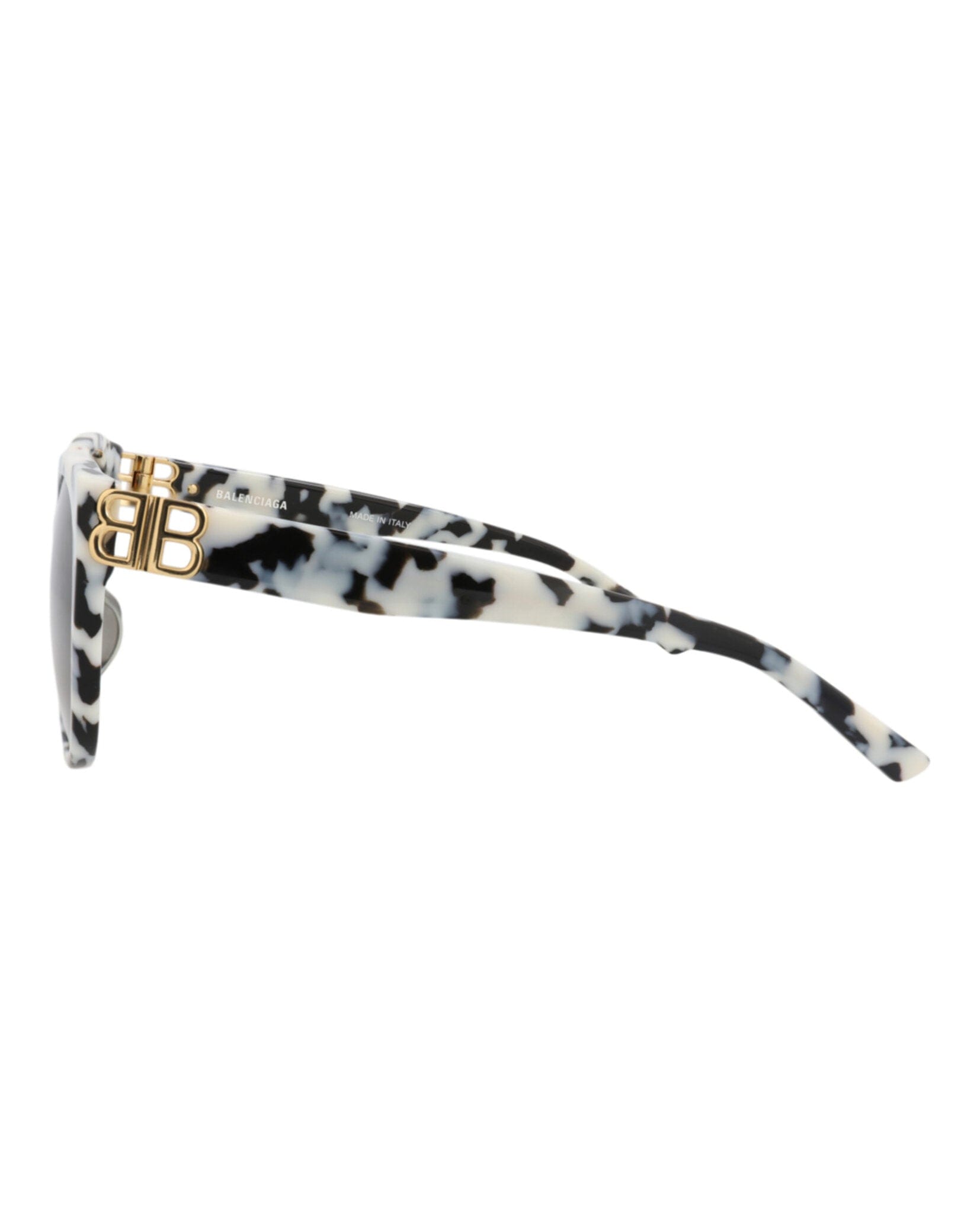 Balenciaga Womens Cat Eye Havana Gold Grey Fashion Designer Eyewear