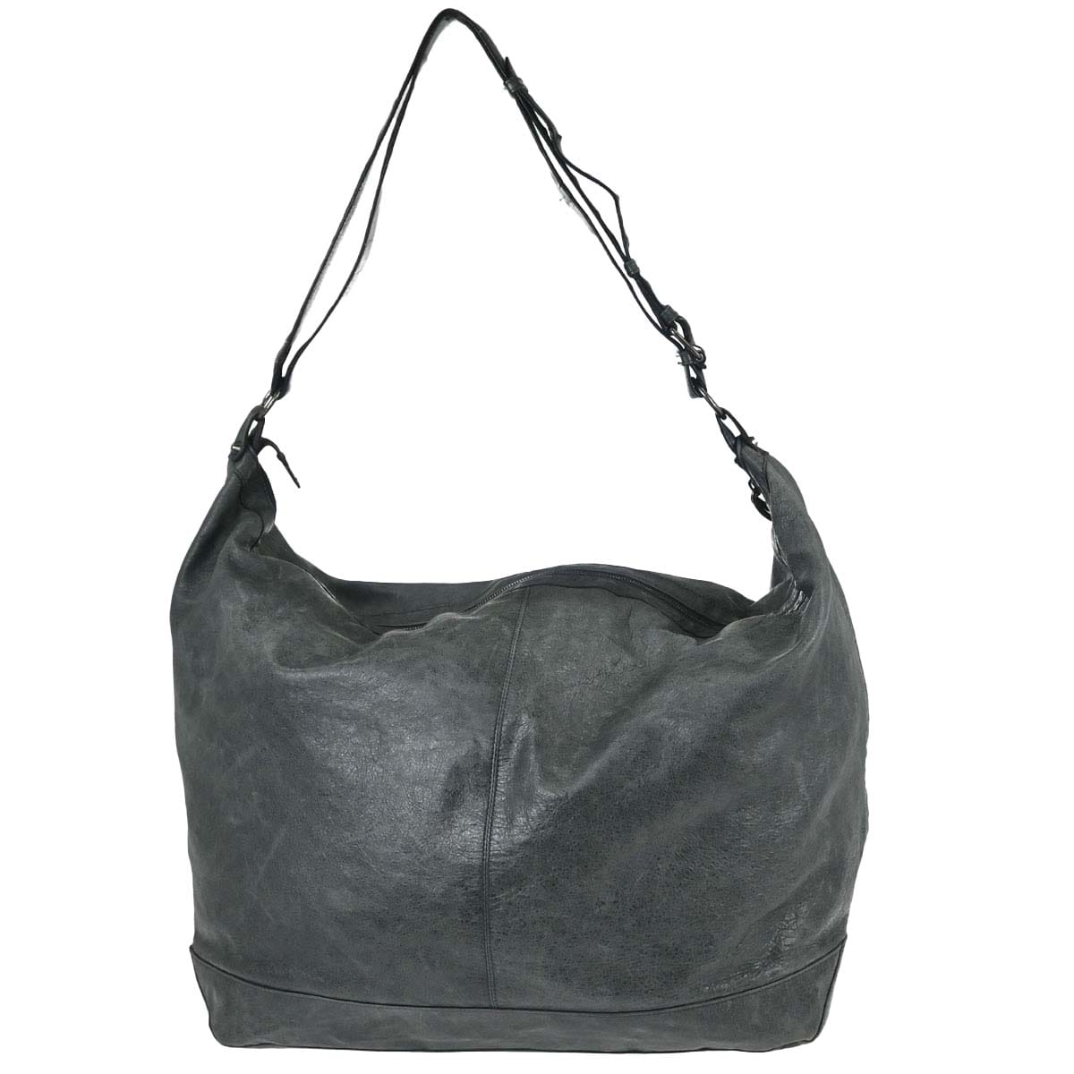 Balenciaga Green Lambskin Cruise Hobo XL Shoulder Bag