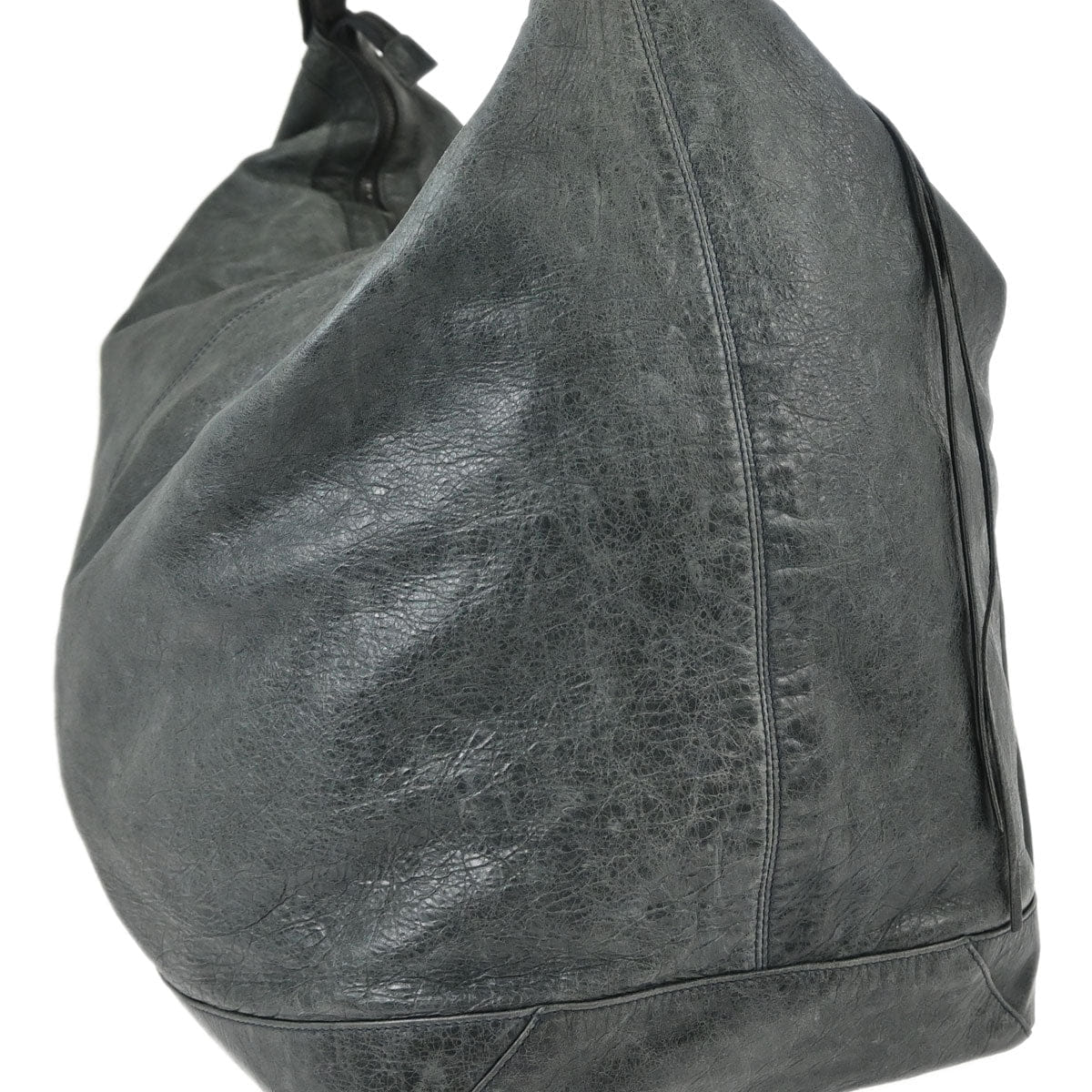 Balenciaga Green Lambskin Cruise Hobo XL Shoulder Bag