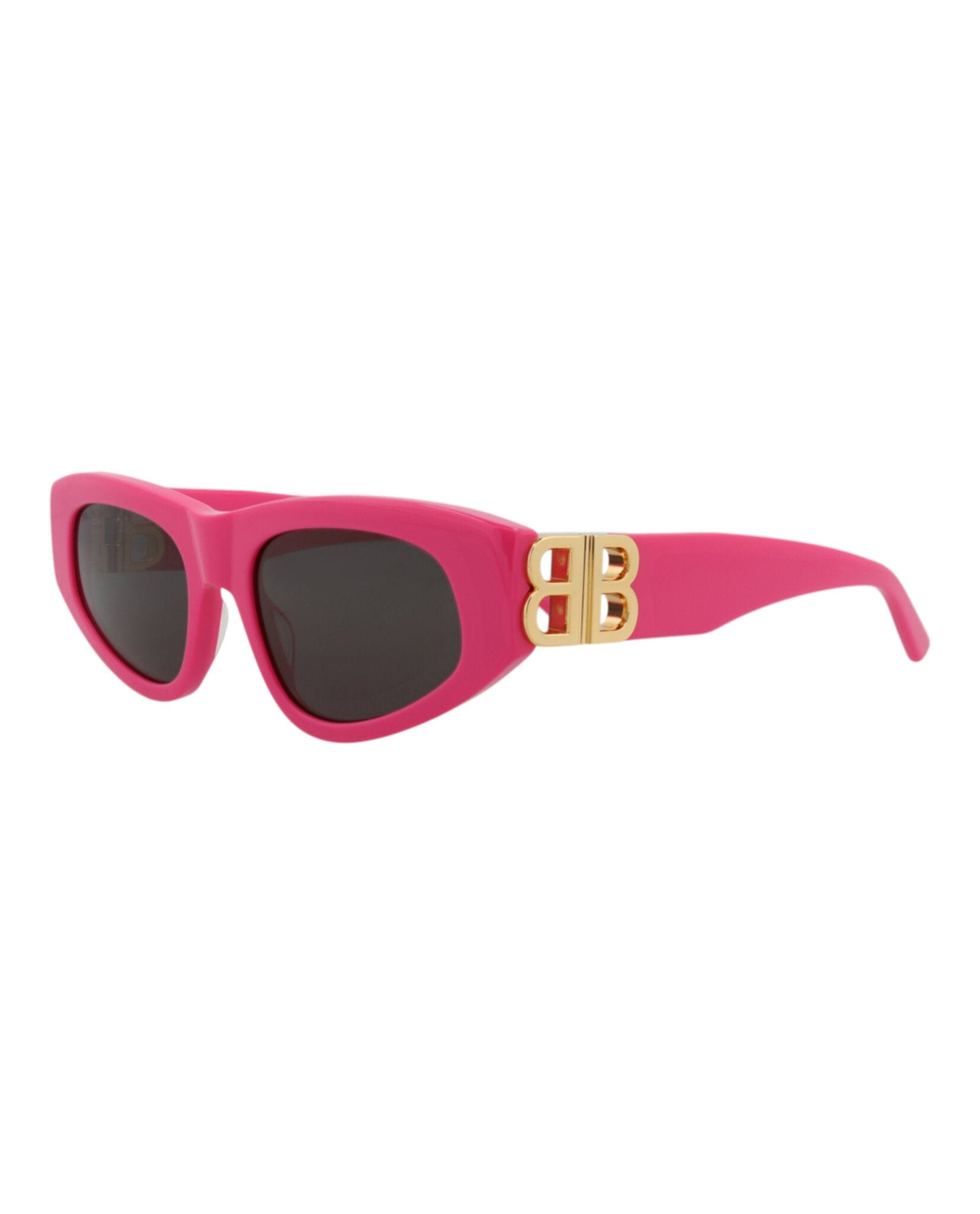Balenciaga Womens Cat Eye Pink Gold Grey Fashion Designer Eyewear