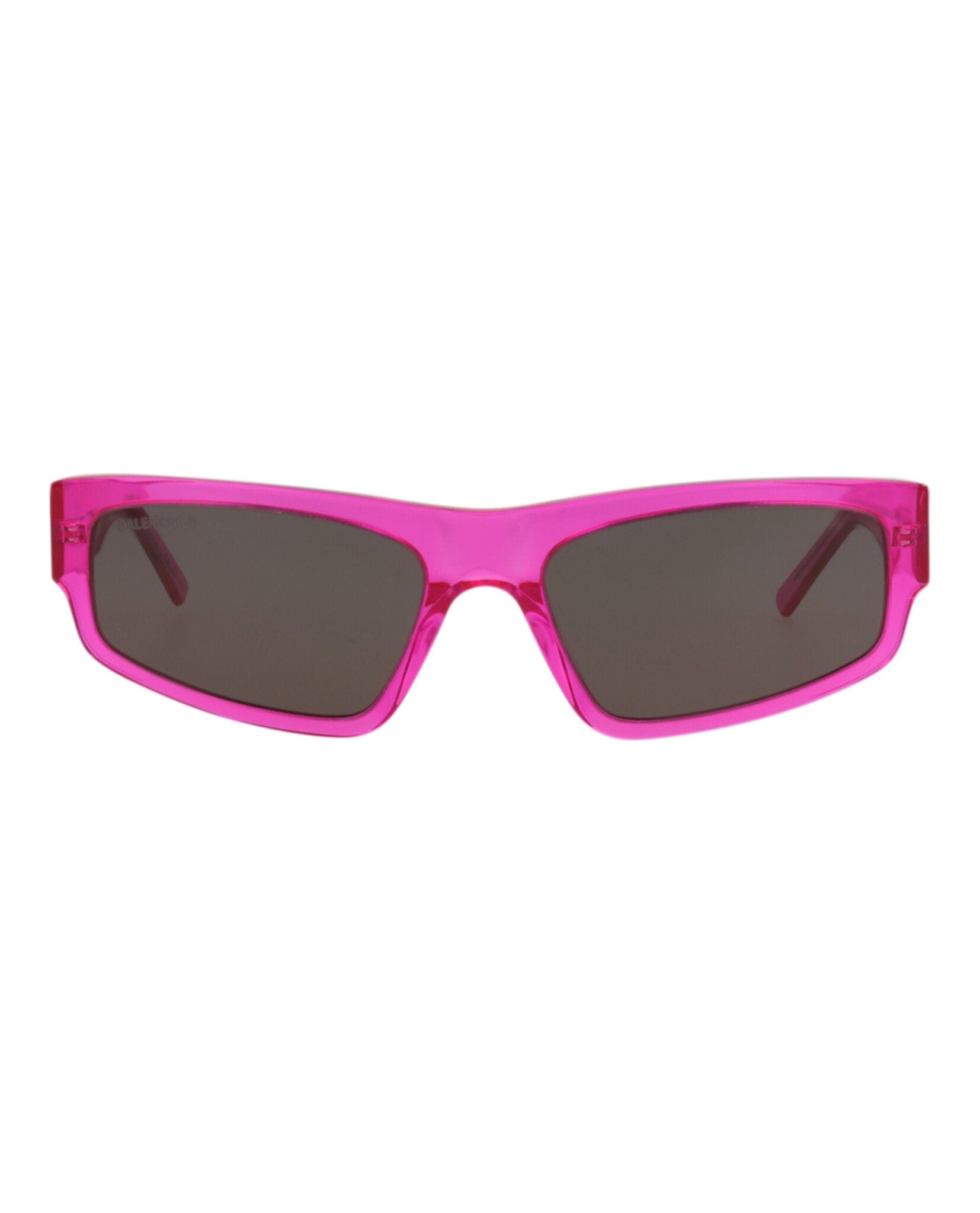 Balenciaga Unisex Square/Rectangle Fuchsia Fuchsia Grey Fashion Designer Eyewear