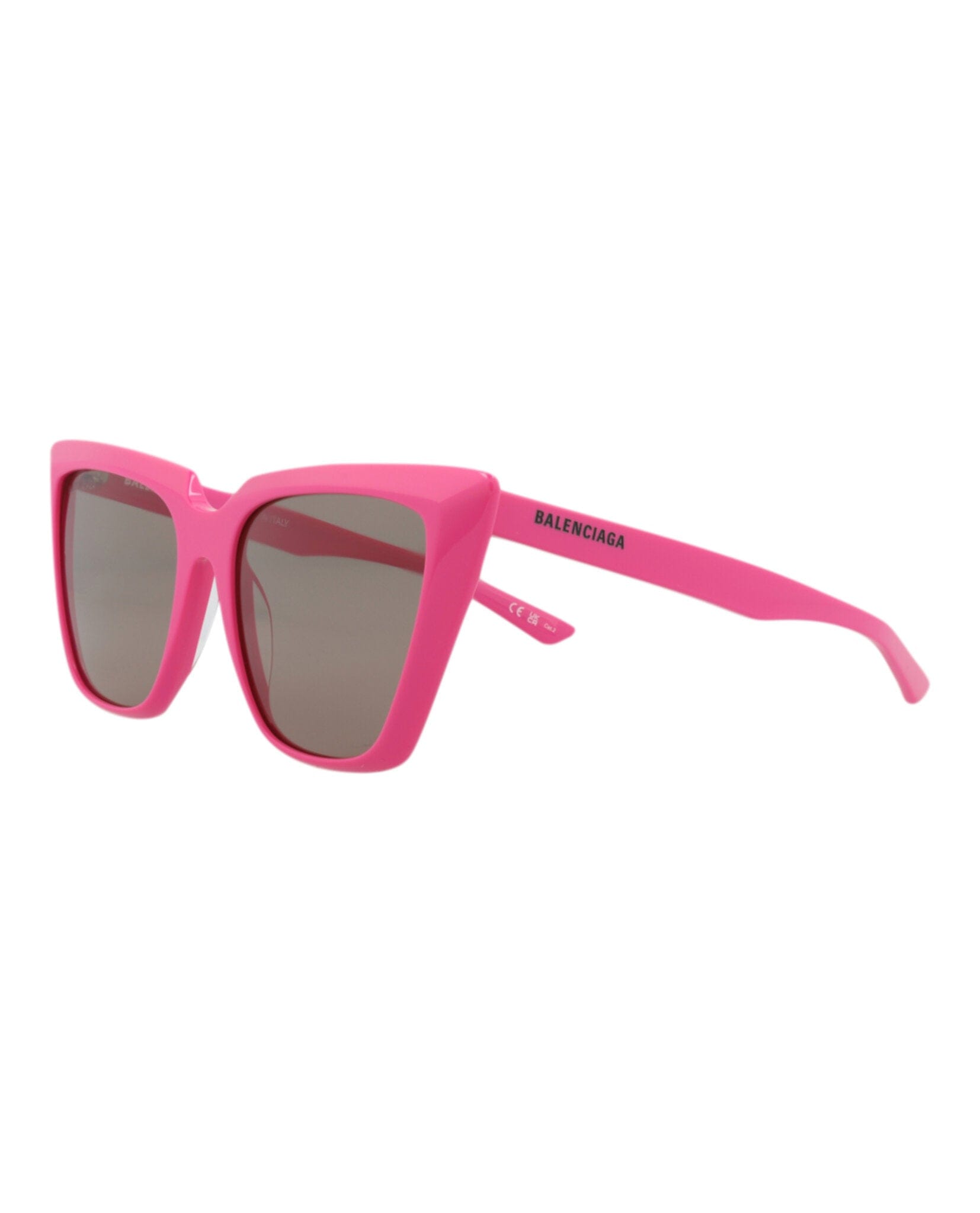 Balenciaga Womens Cat Eye Fuchsia Fuchsia Brown Fashion Designer Eyewear
