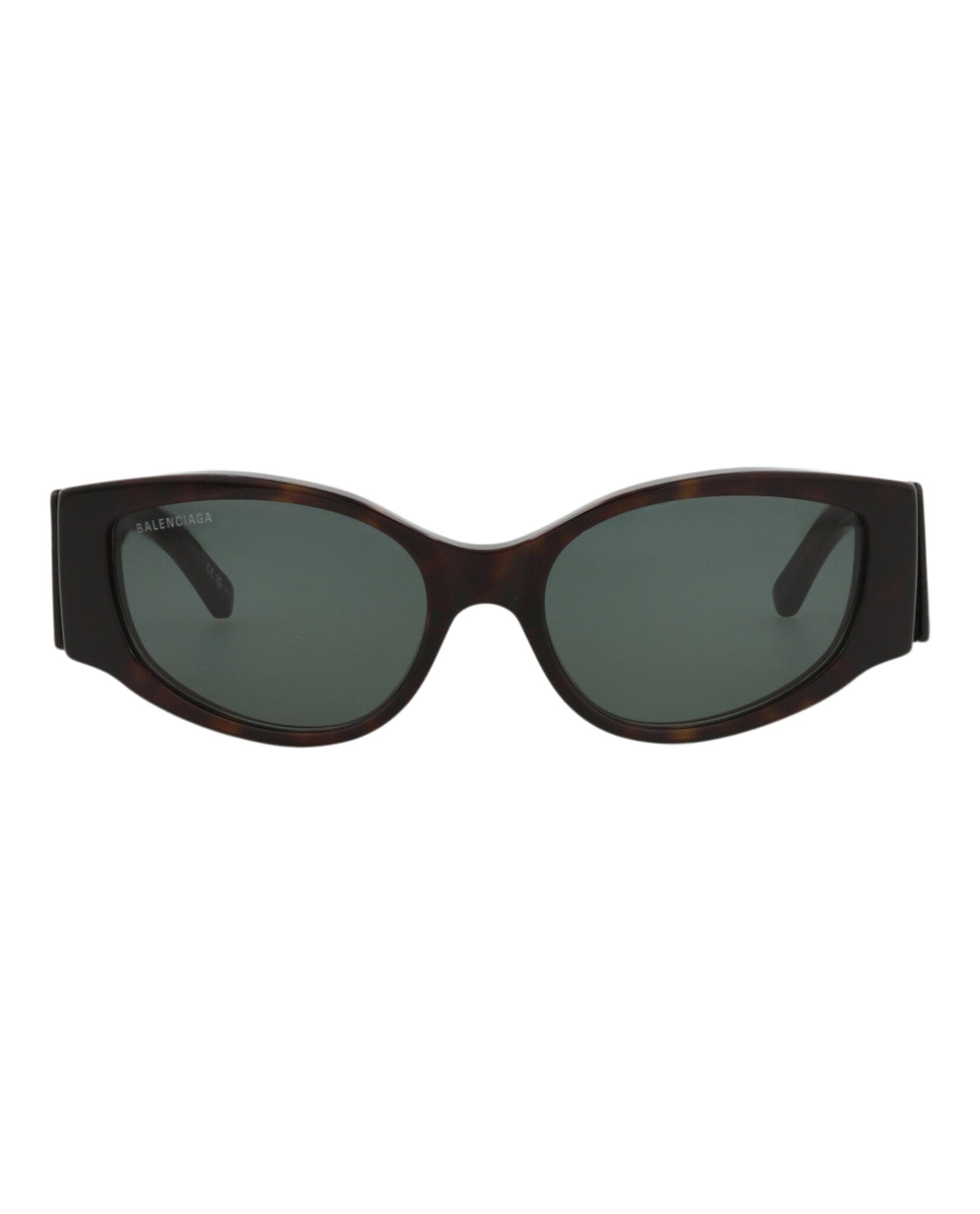 Balenciaga Womens Cat Eye Havana Havana Green Fashion Designer Eyewear