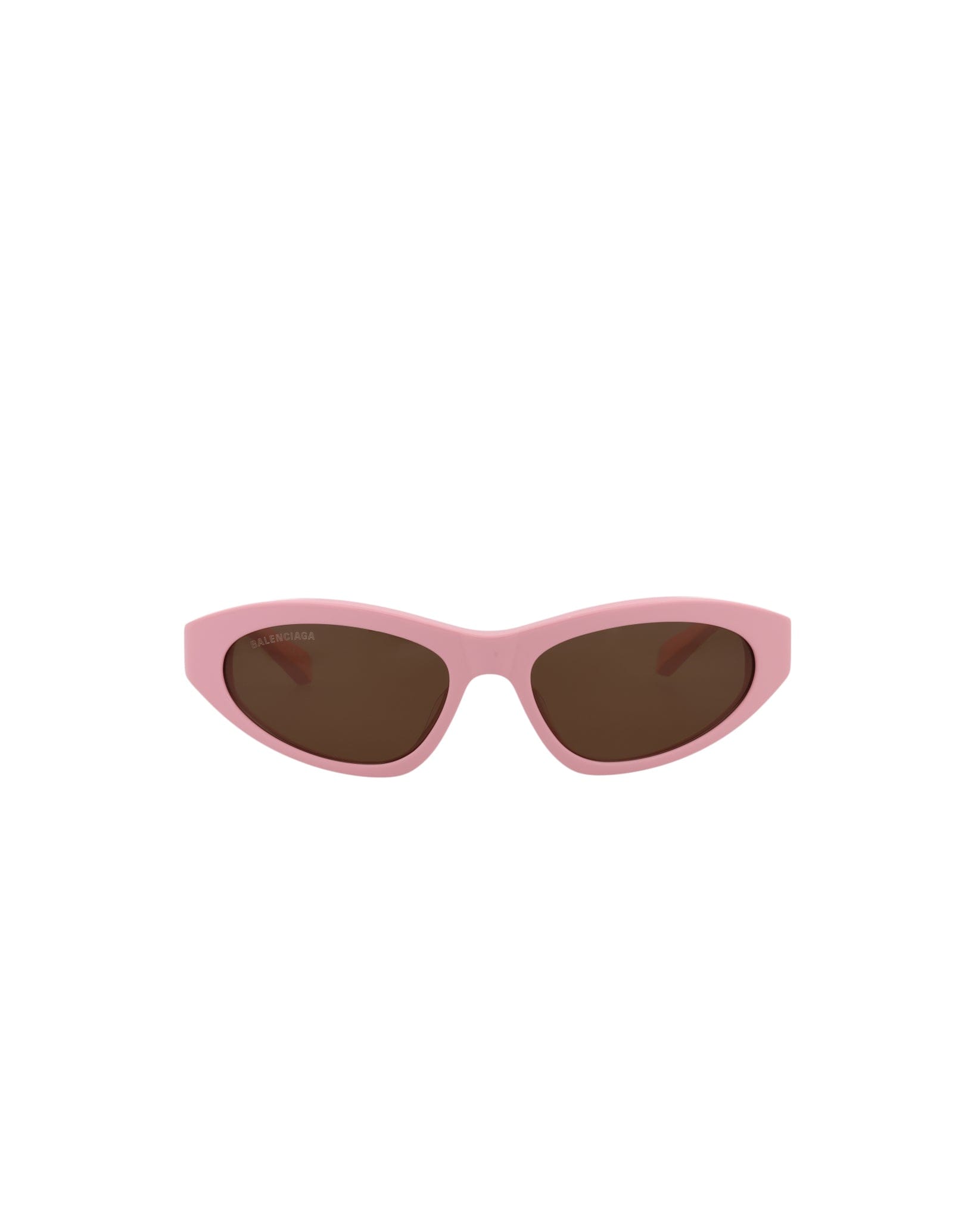 Balenciaga Womens Cat Eye Pink Pink Brown Fashion Designer Eyewear