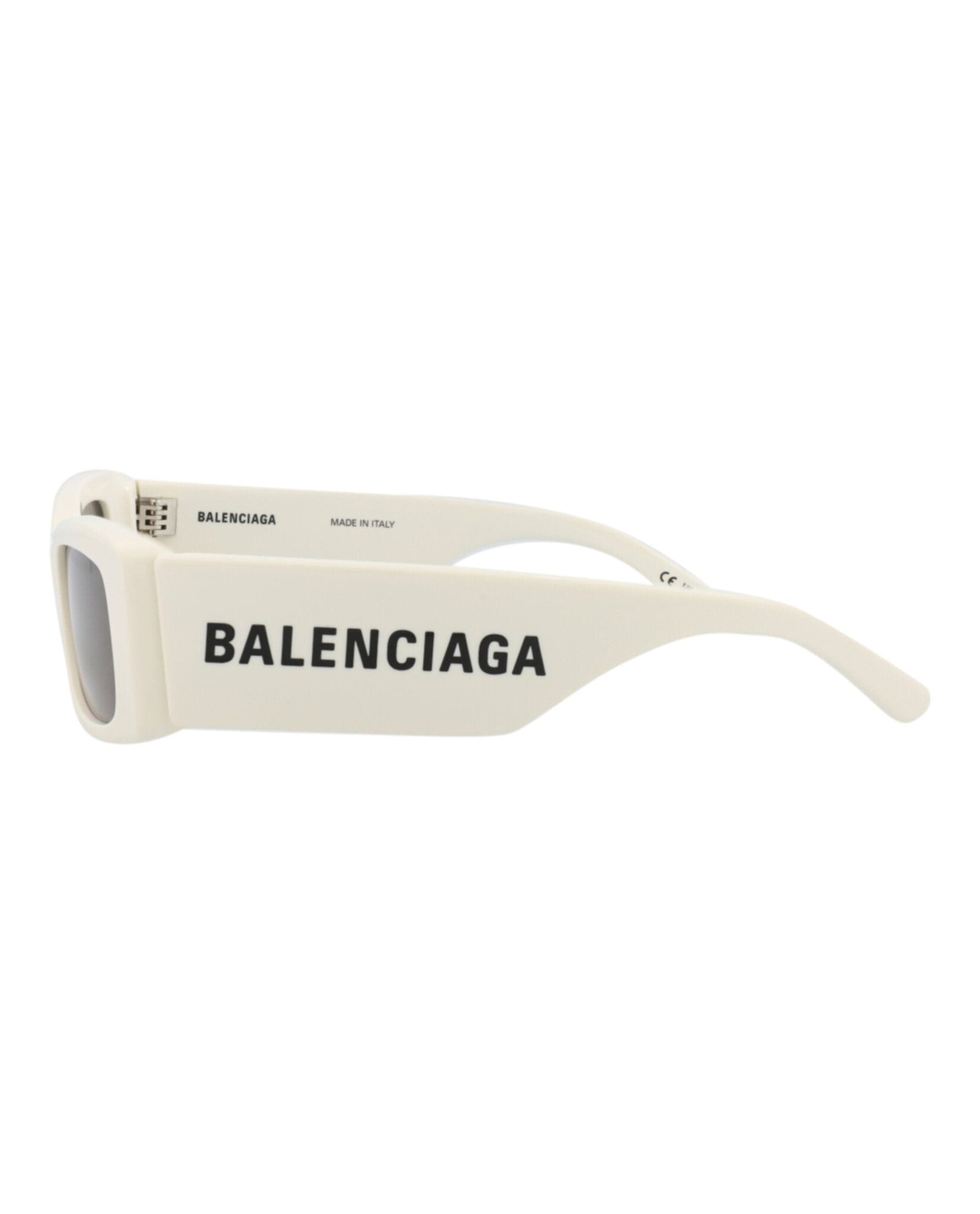 Balenciaga Womens Square/Rectangle White White Grey Fashion Designer Eyewear