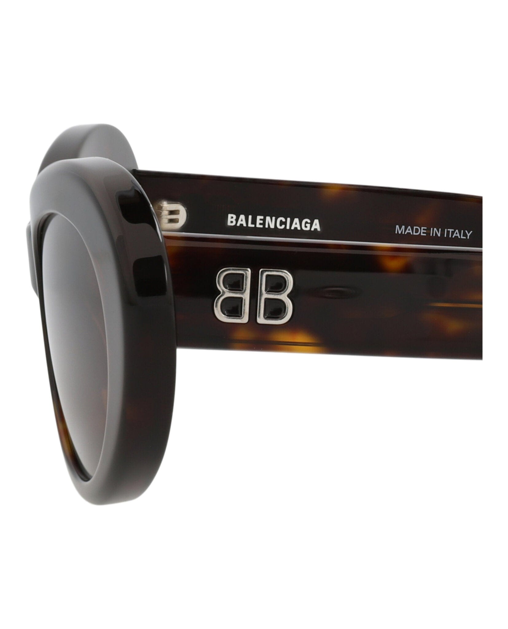 Balenciaga Womens Round/Oval Havana Havana Brown Fashion Designer Eyewear