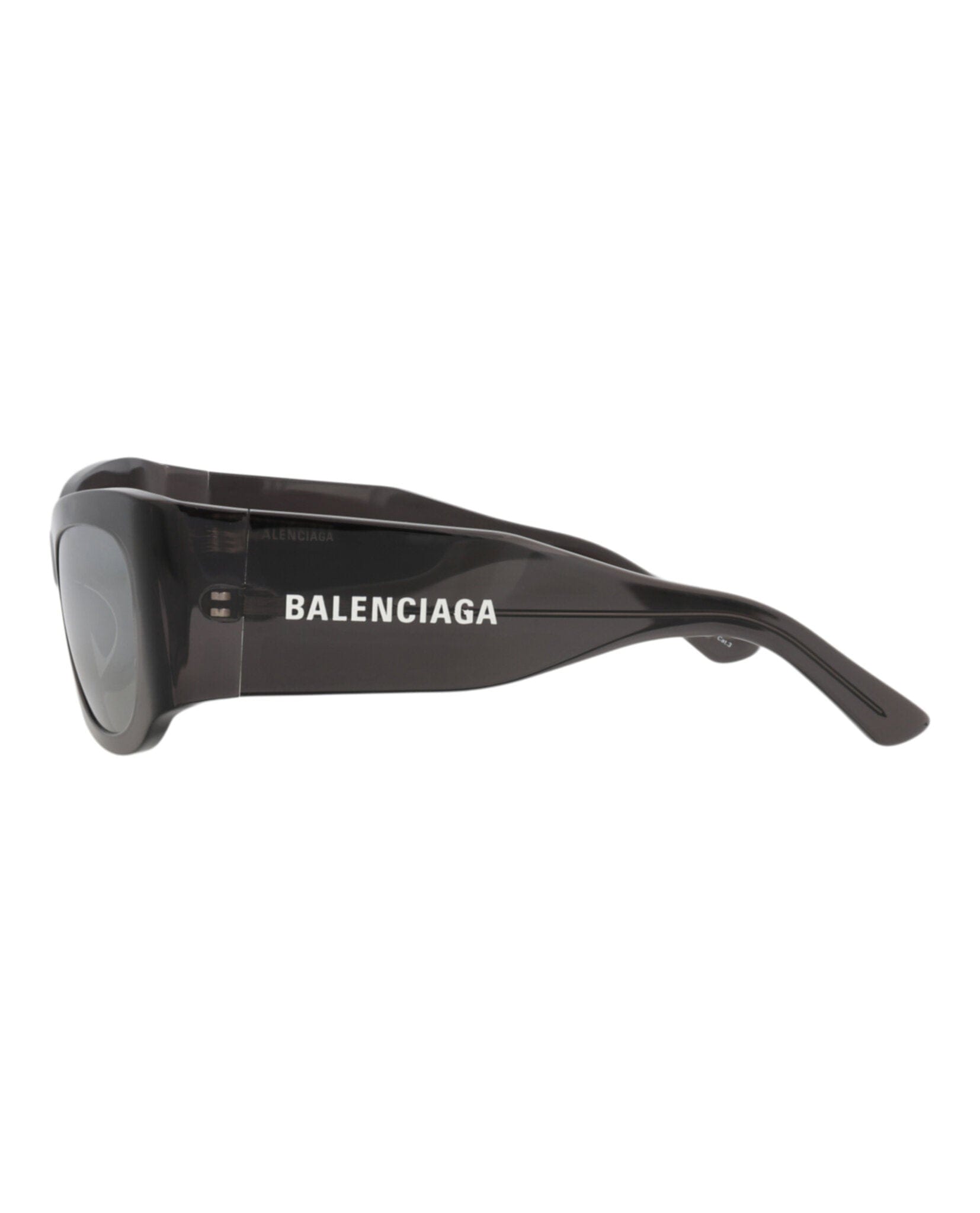Balenciaga Womens Cat Eye Grey Grey Silver Fashion Designer Eyewear