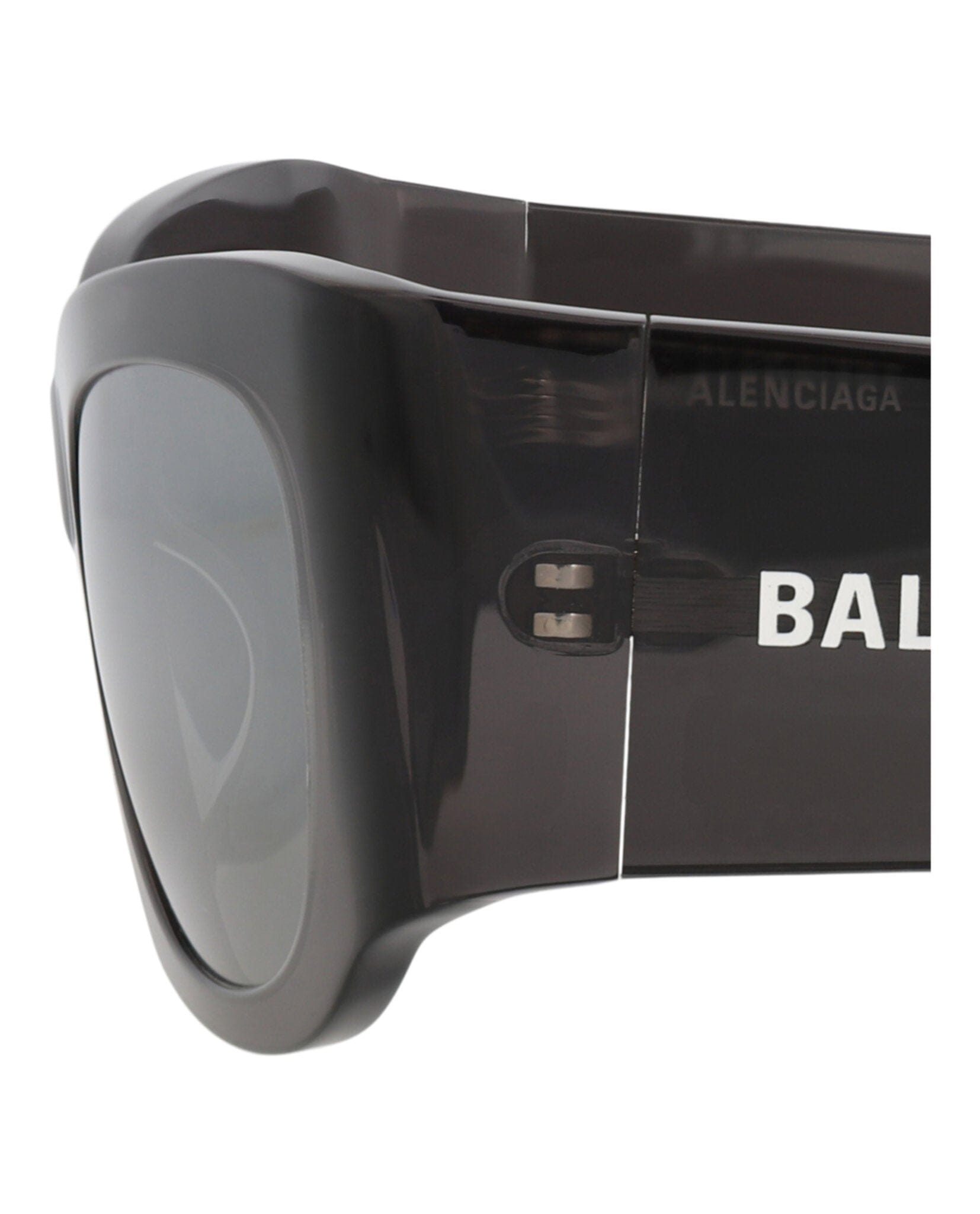 Balenciaga Womens Cat Eye Grey Grey Silver Fashion Designer Eyewear