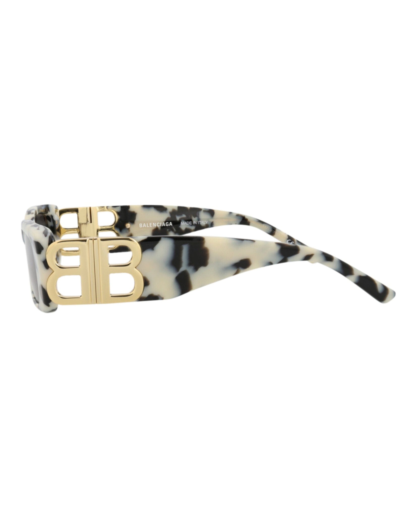 Balenciaga Womens Square/Rectangle Havana Gold Grey Fashion Designer Eyewear