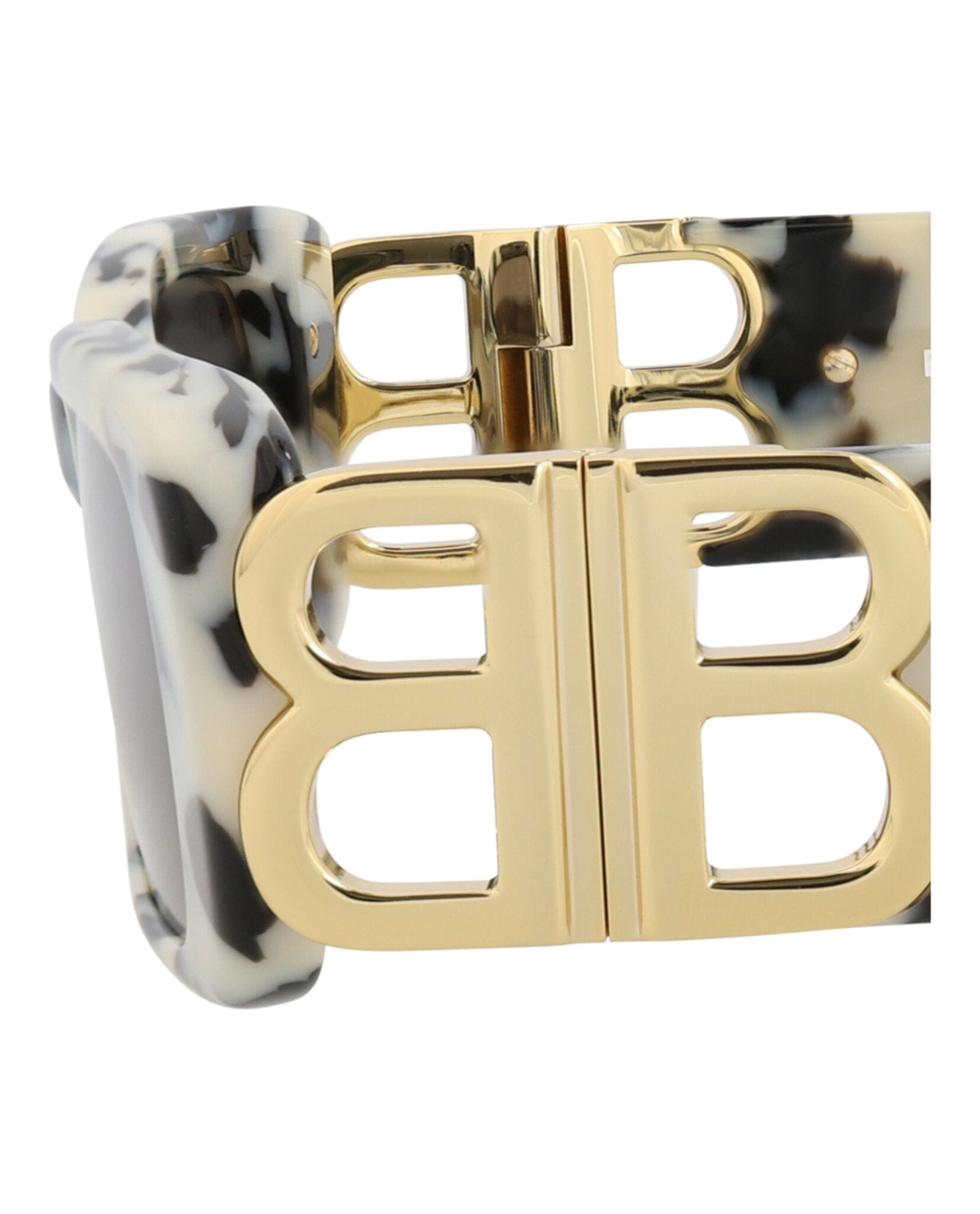 Balenciaga Womens Square/Rectangle Havana Gold Grey Fashion Designer Eyewear
