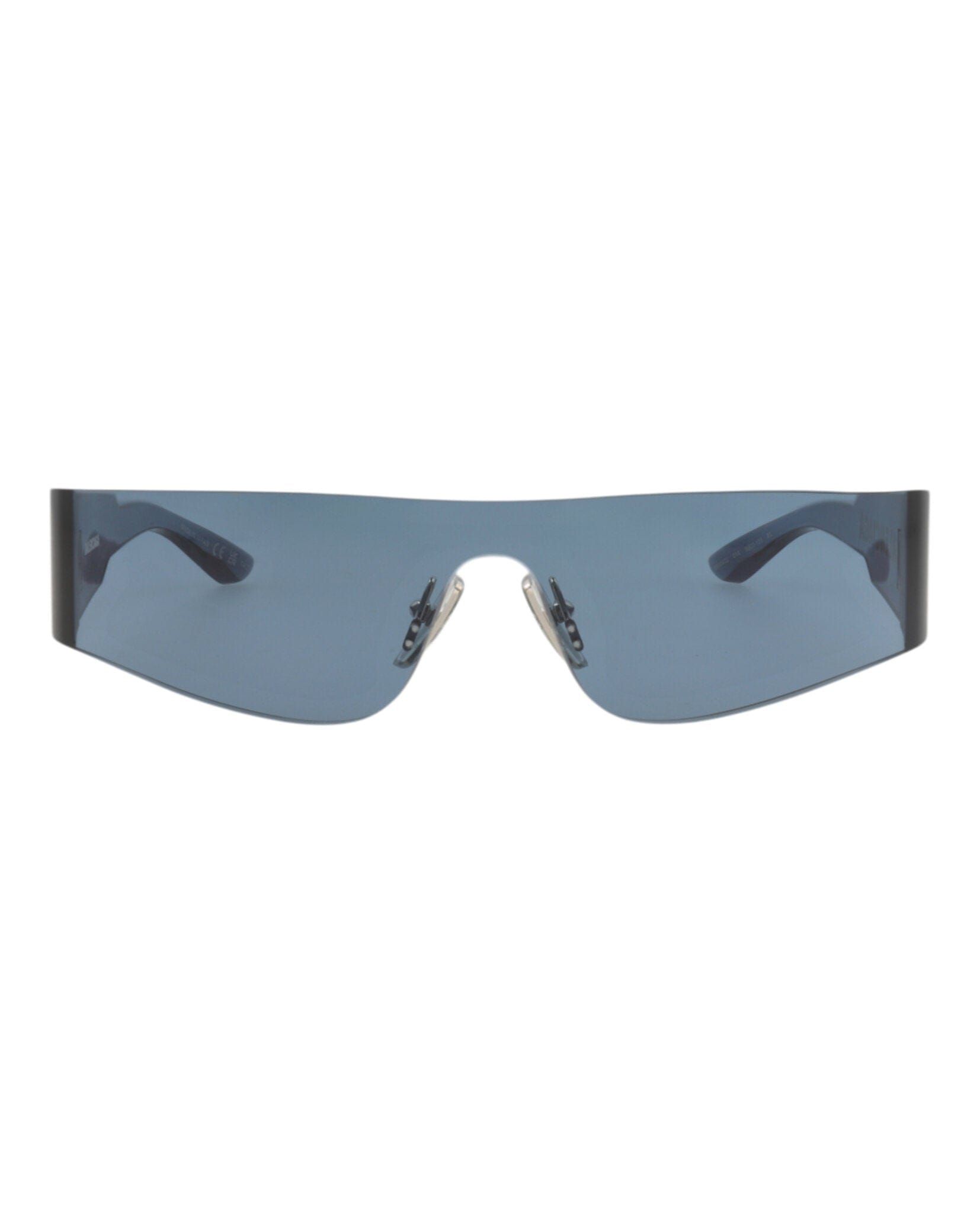 Balenciaga Unisex Shield/Wrap Blue Blue Blue Fashion Designer Eyewear