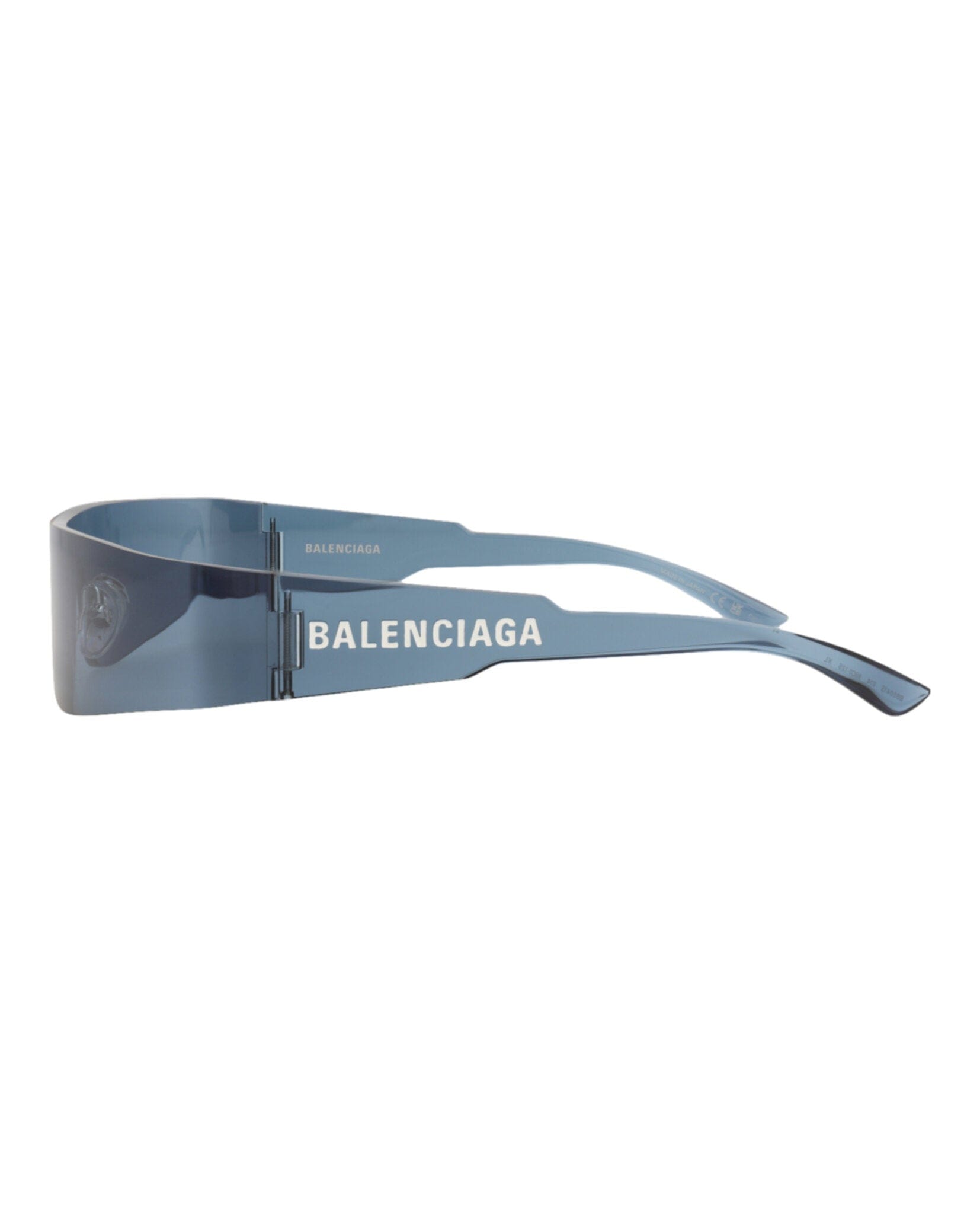Balenciaga Unisex Shield/Wrap Blue Blue Blue Fashion Designer Eyewear