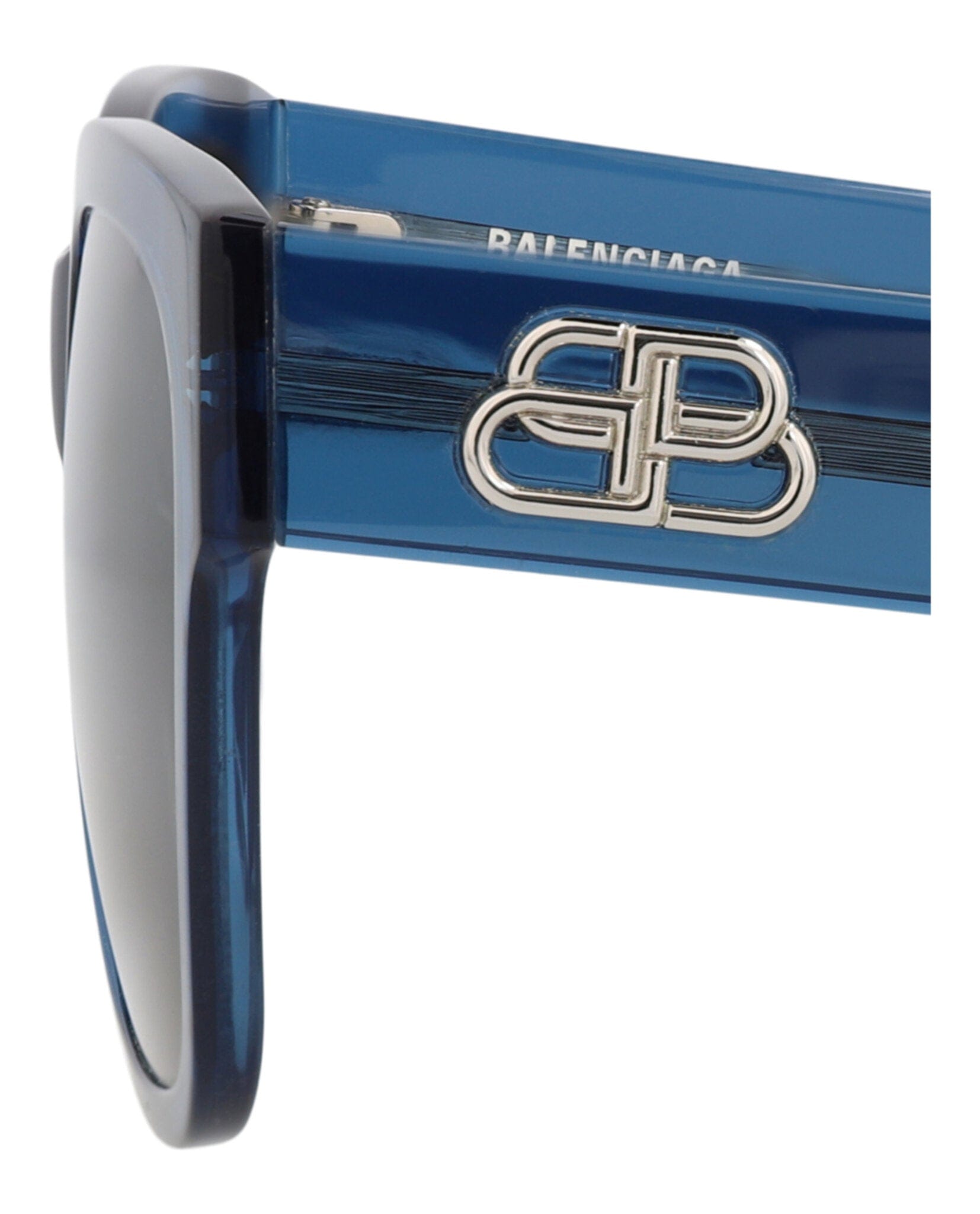 Balenciaga Womens Square/Rectangle Blue Blue Green Fashion Designer Eyewear
