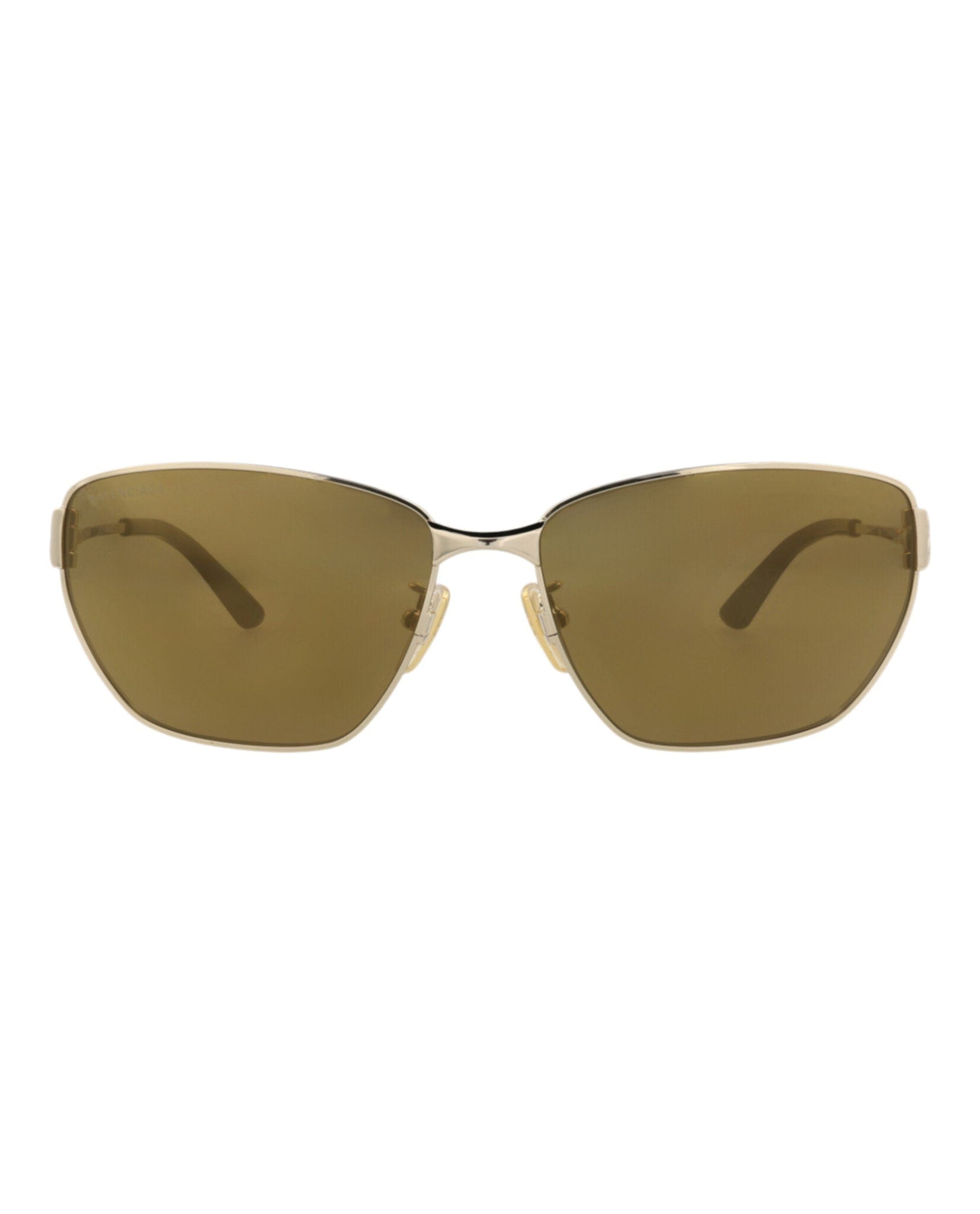 Balenciaga Unisex Cat Eye Gold Gold Bronze Fashion Designer Eyewear