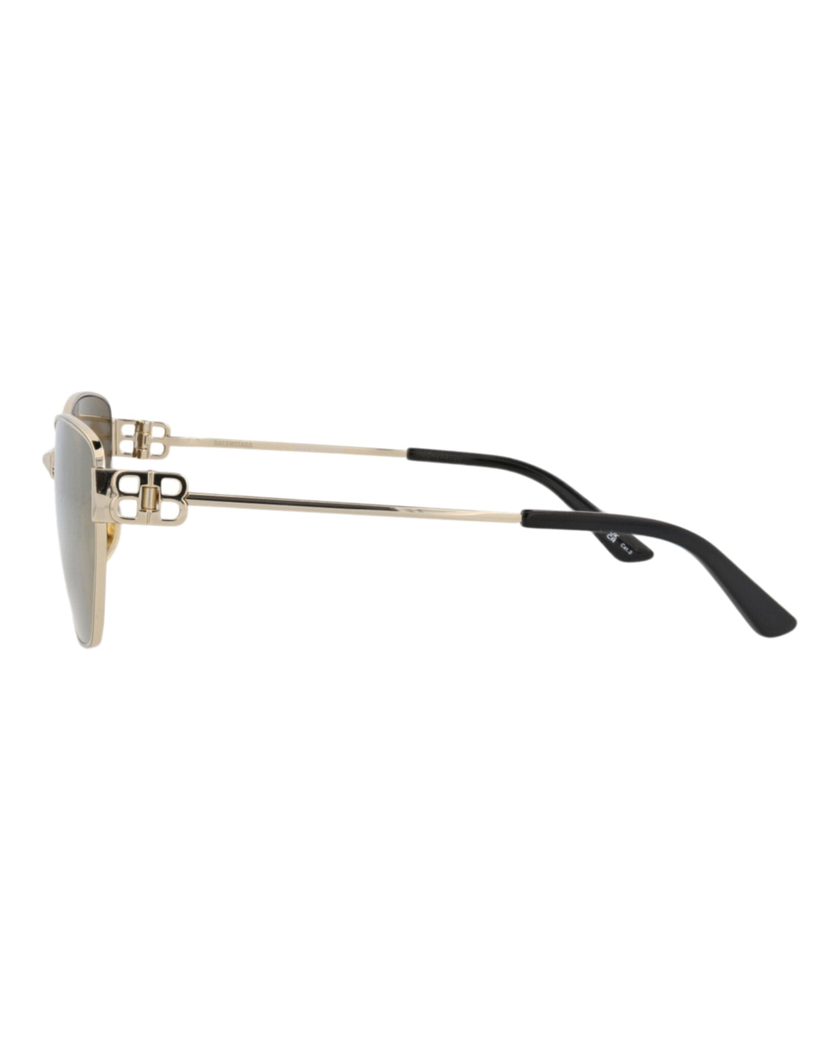 Balenciaga Unisex Cat Eye Gold Gold Bronze Fashion Designer Eyewear