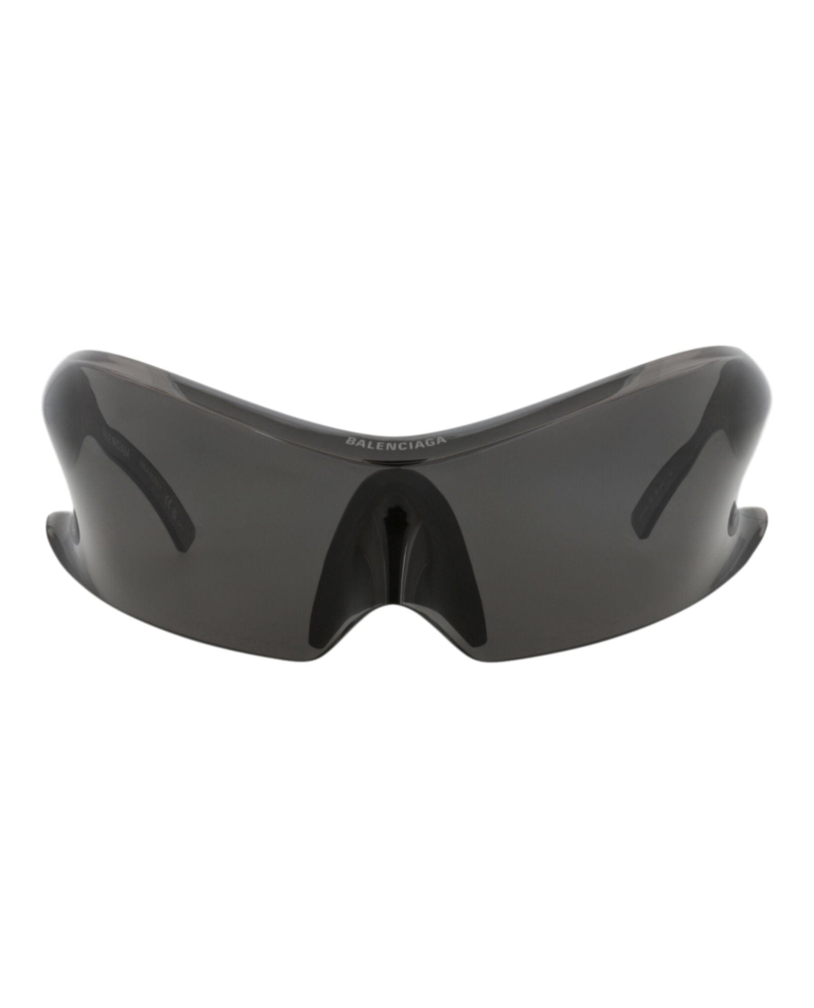 Balenciaga Unisex Shield/Wrap Grey Grey Grey Fashion Designer Eyewear