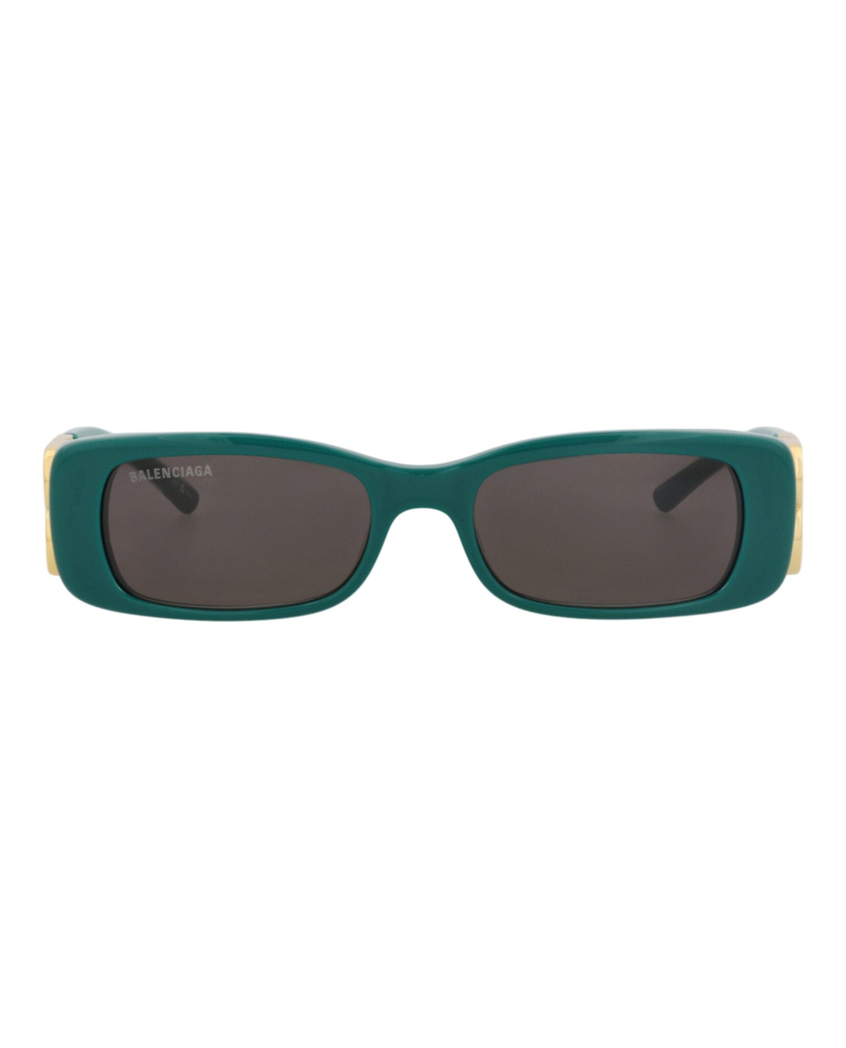 Balenciaga Womens Square/Rectangle Green Gold Grey Fashion Designer Eyewear