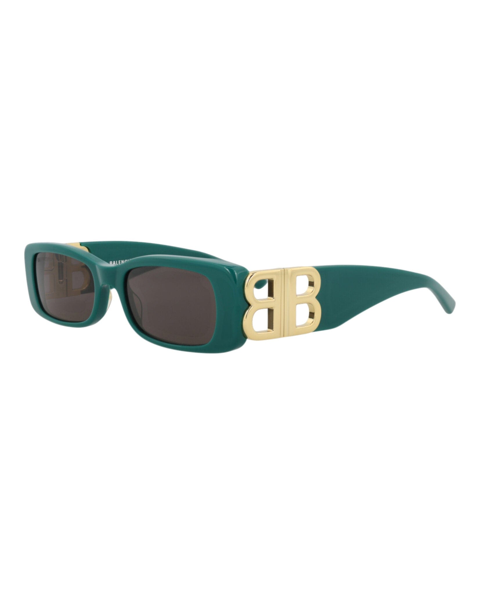 Balenciaga Womens Square/Rectangle Green Gold Grey Fashion Designer Eyewear