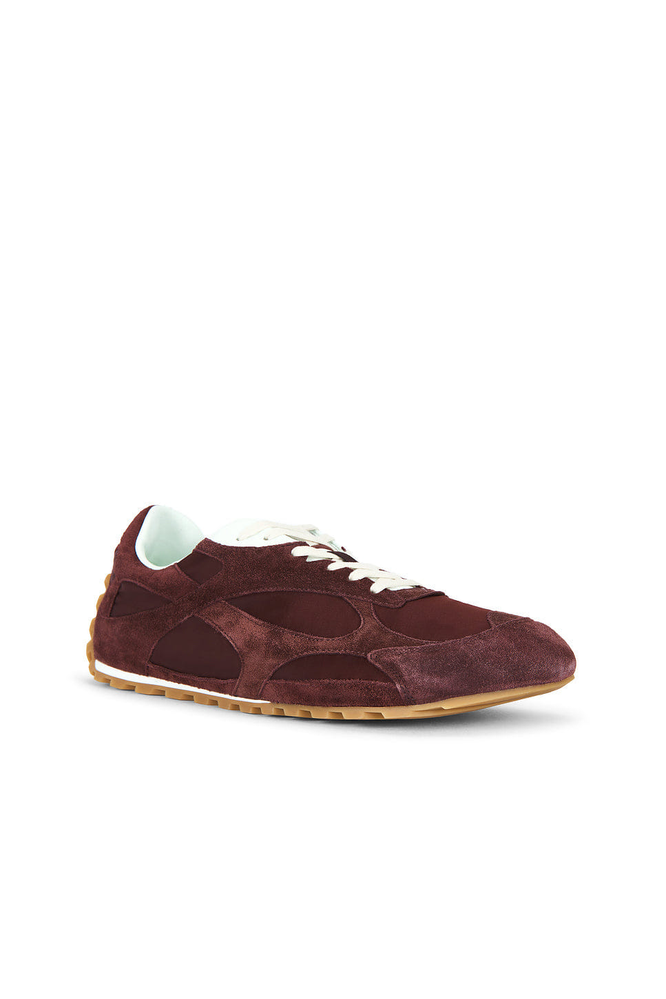 Bottega Veneta Orbit Flash Sneaker Soft Suede Nylon Nappa