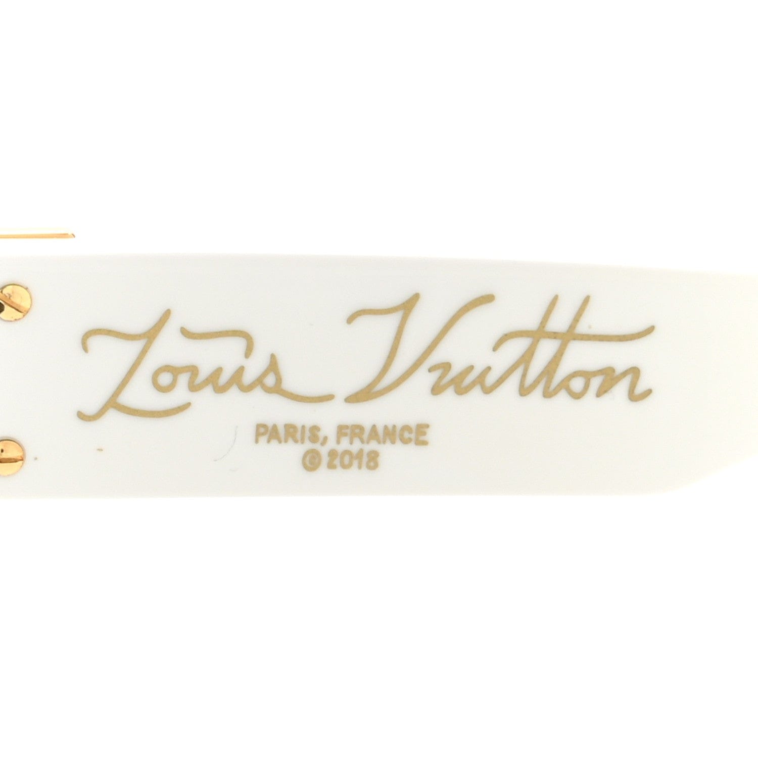 Louis Vuitton Acetate 1.1 Millionaires Z1166W Sunglasses White