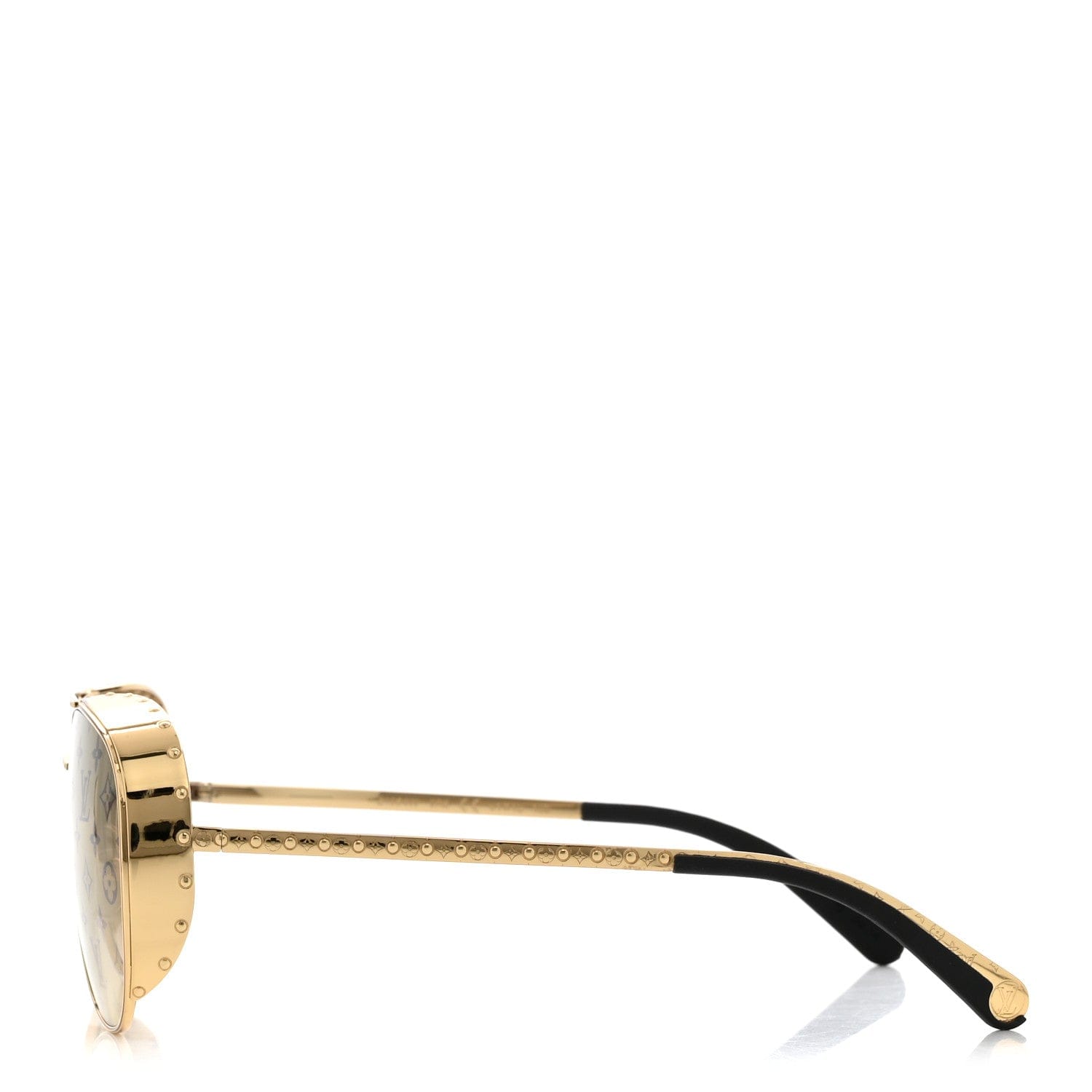 Louis Vuitton Monogram Las Vegas Parano Sunglasses Z1054W Gold