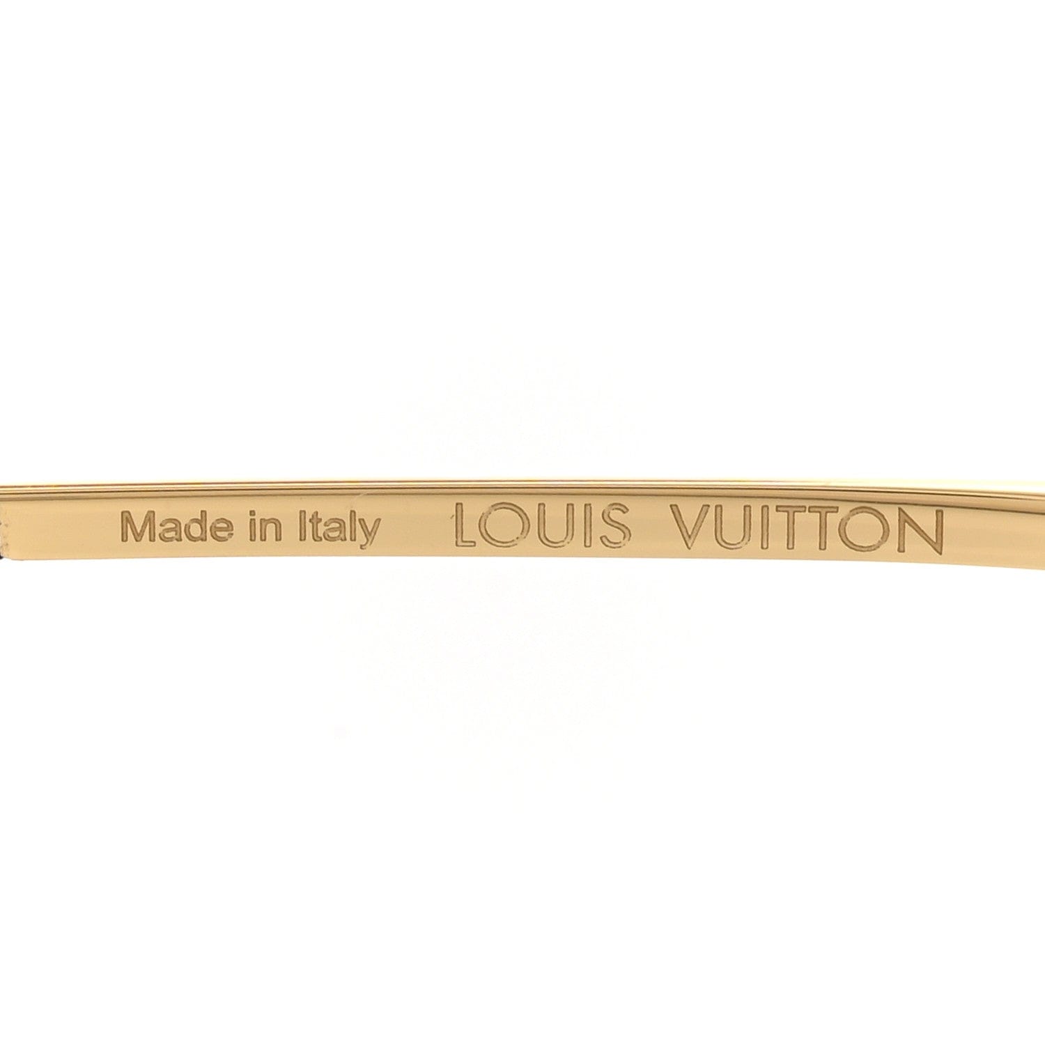Louis Vuitton Monogram Las Vegas Parano Sunglasses Z1054W Gold