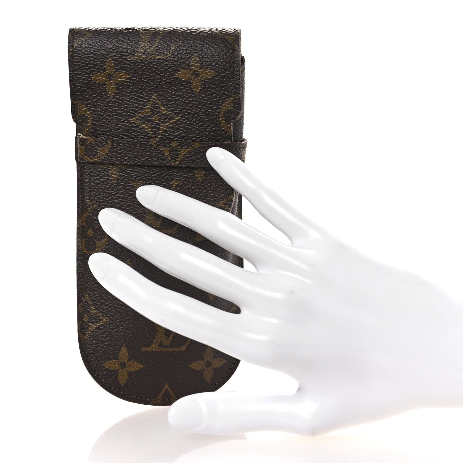 Louis Vuitton Monogram Glasses Sunglasses Case w Flap