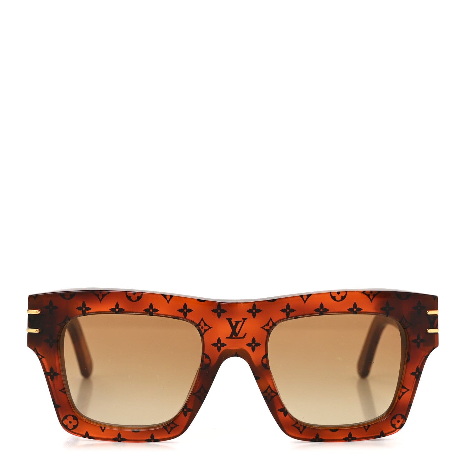 Louis Vuitton Acetate Blade Sunglasses Z1483W Tortoise