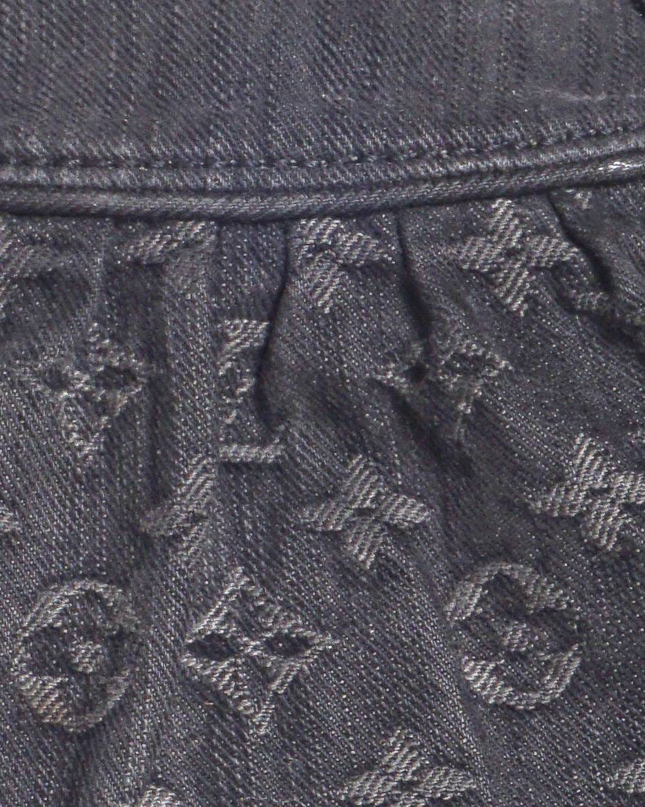 Louis Vuitton Black Monogram Denim Neo Cabby MM Bag
