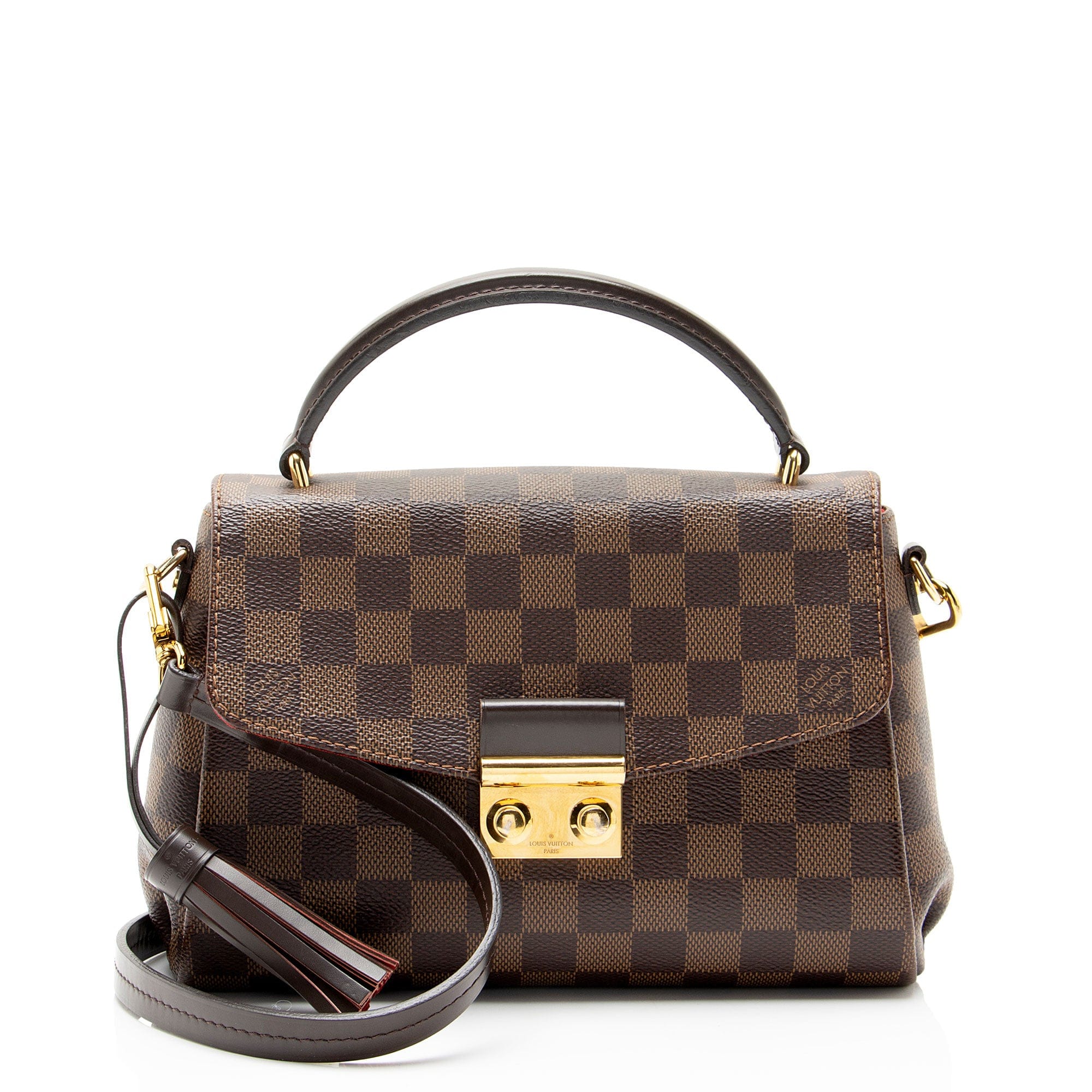 Louis Vuitton Damier Ebene Croisette Shoulder Bag
