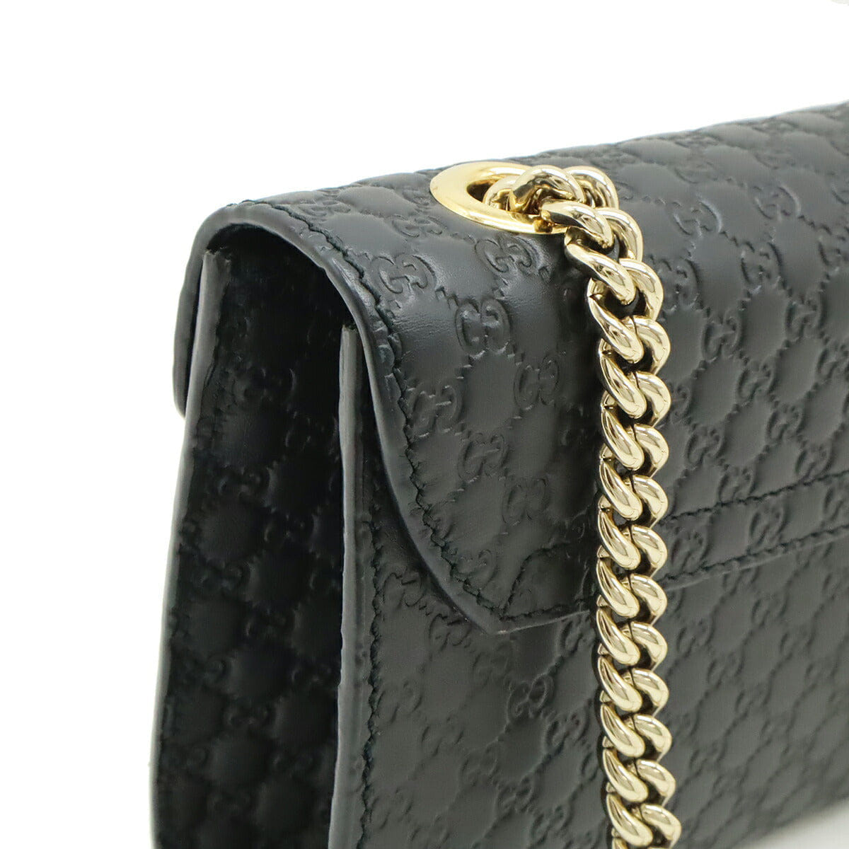 Gucci Microguccissima Emily Leather Shoulder Bag