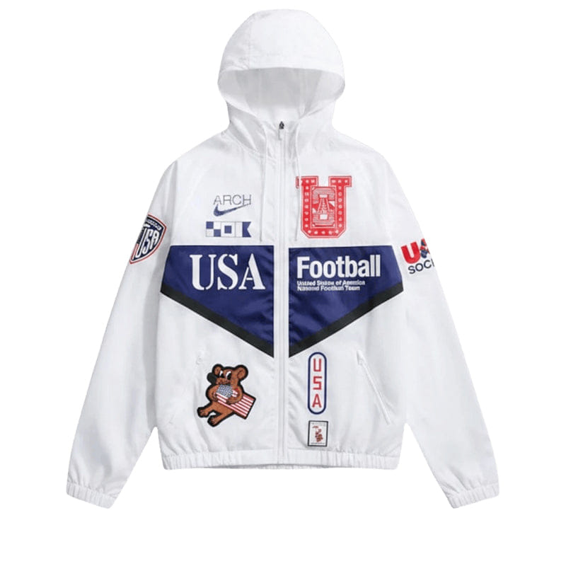 Nike Virgil Abloh Archive x USA x Nike Anthem Jacket - White/Deep Royal Blue