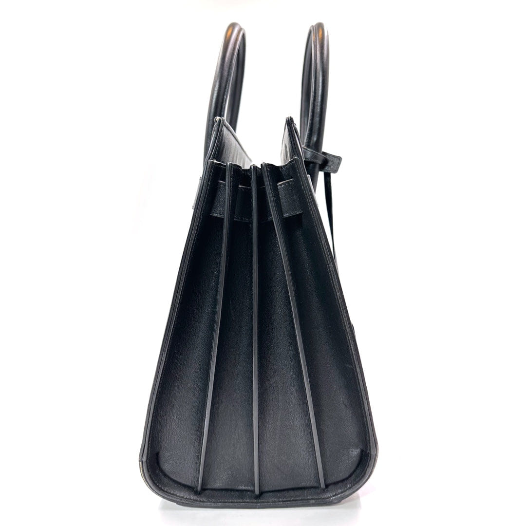 Saint Laurent Small Sac de Jour Tote in Blue/Black Leather bag