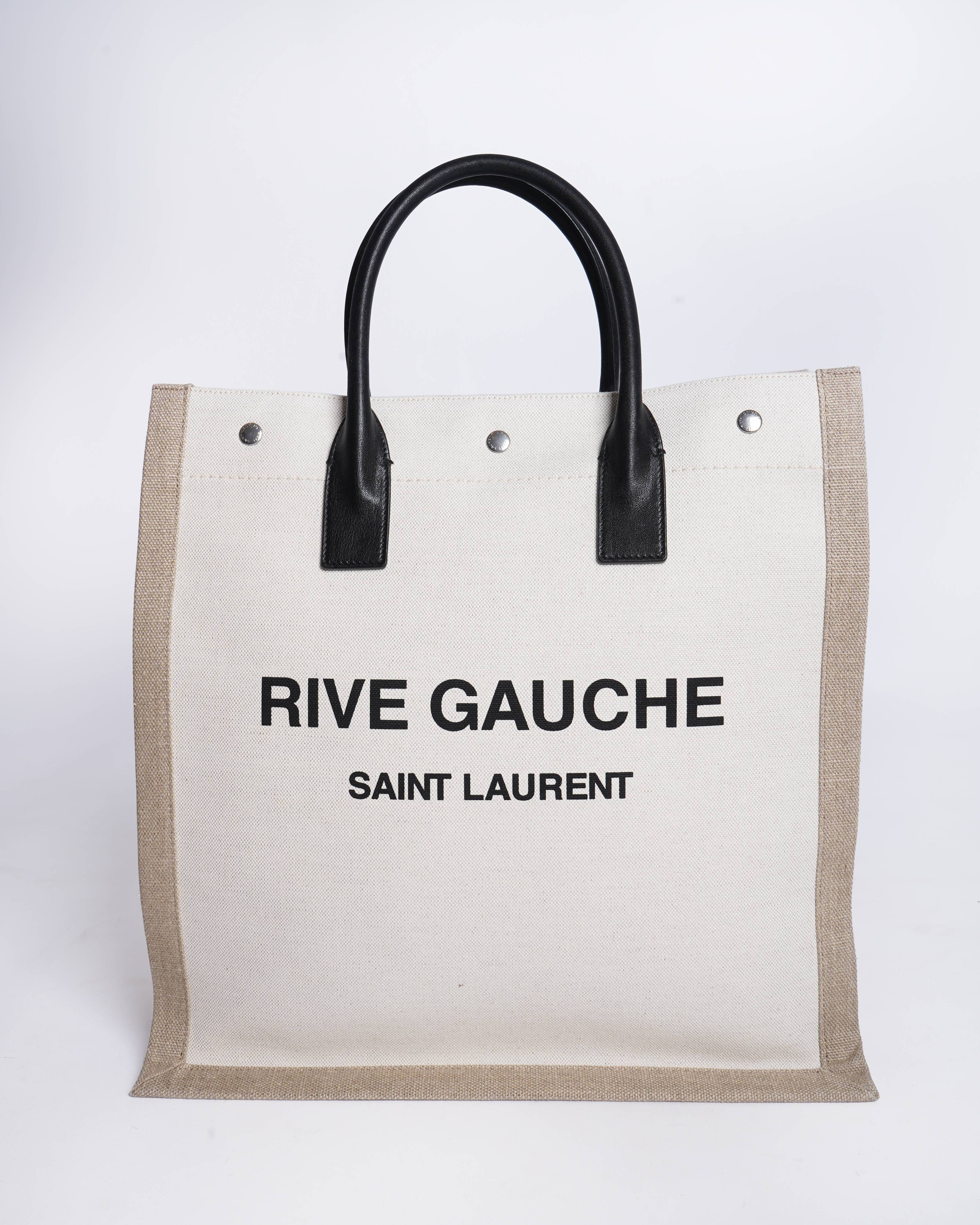 Saint Laurent New Saint Laurent White Rive Gauche Tote